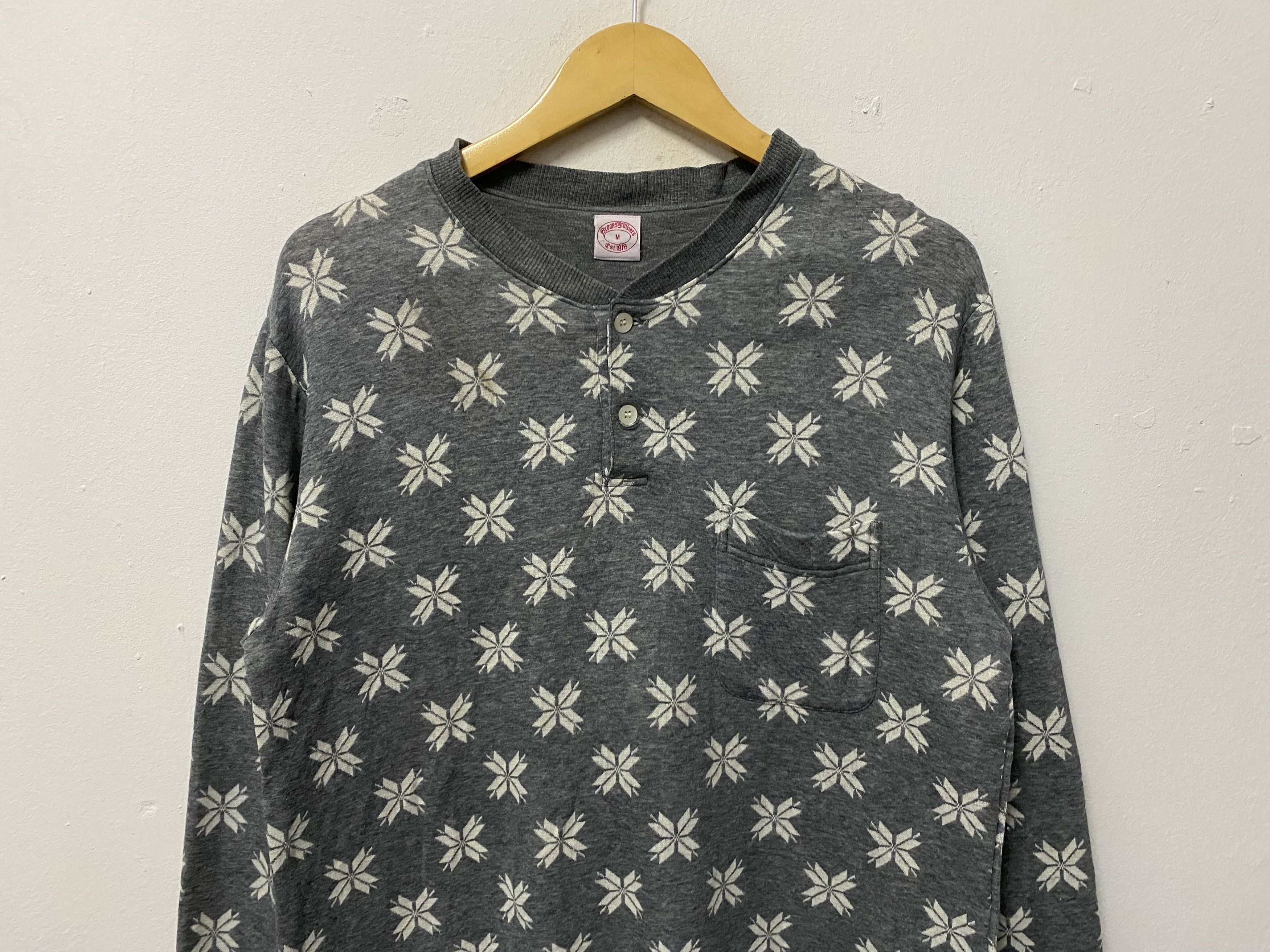 Brooks Brothers Brooks Brothers Full Print Long Sleeve Shirts Button Size US M / EU 48-50 / 2 - 3 Thumbnail