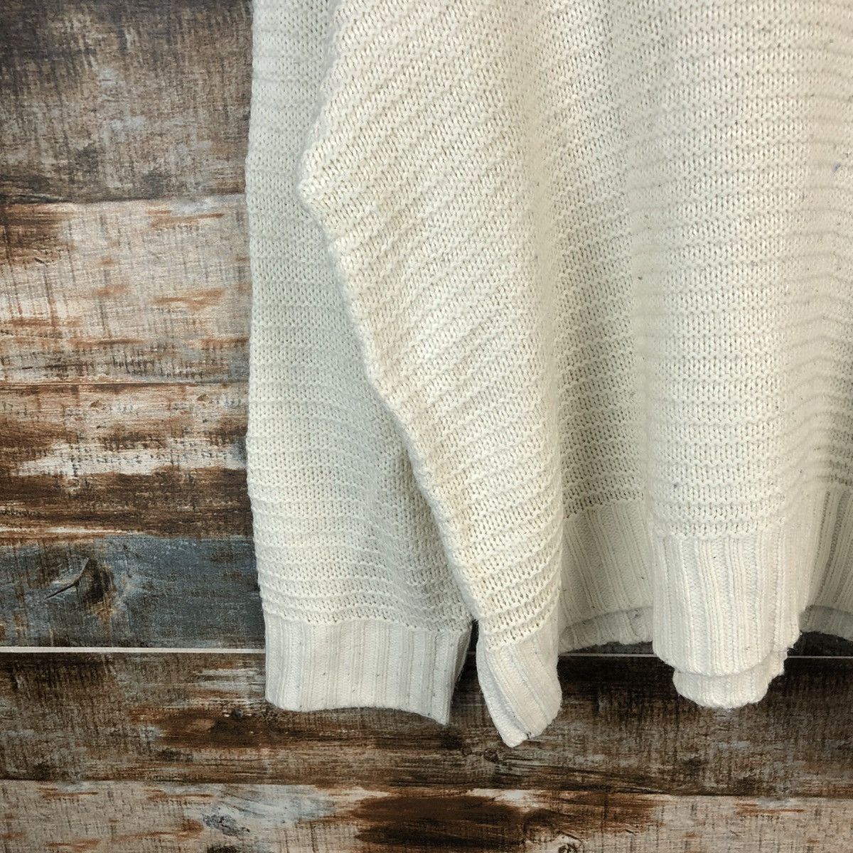 GU × Homespun Knitwear GU vintage white Knitwear #A1831 Size US L / EU 52-54 / 3 - 7 Thumbnail