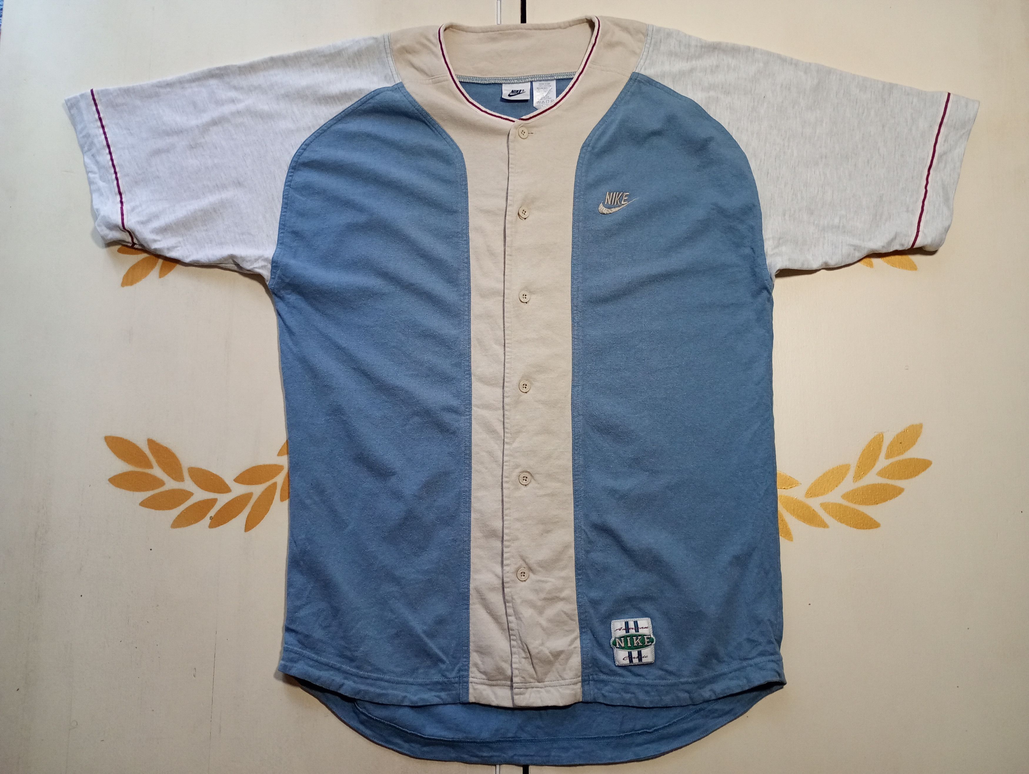 Nike Nike Baseball Shirt Vintage 80-90's Size US M / EU 48-50 / 2 - 1 Thumbnail