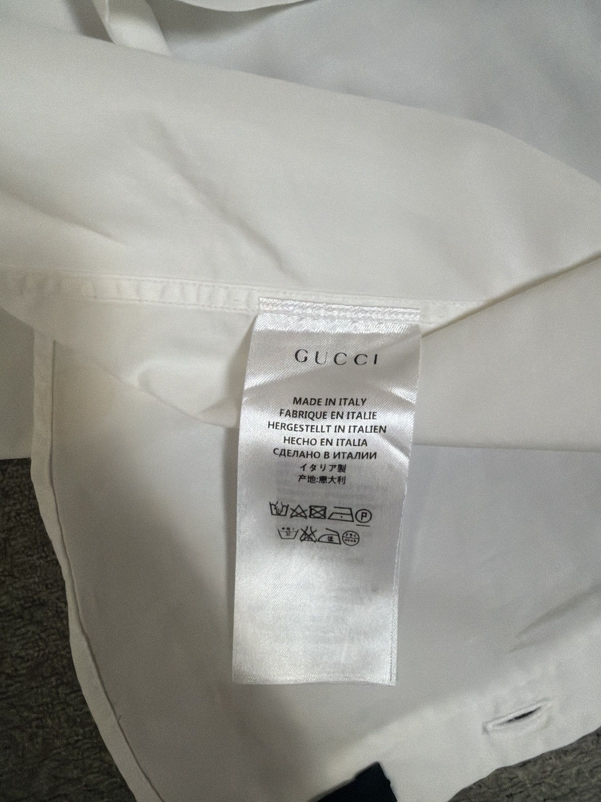 Gucci Gucci Button Up 38/15 Size US S / EU 44-46 / 1 - 4 Thumbnail