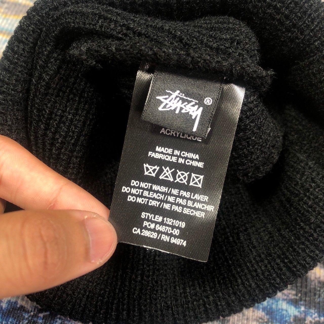 Stussy × Vintage Stussy Basic Cuff Beanie Size ONE SIZE - 4 Thumbnail