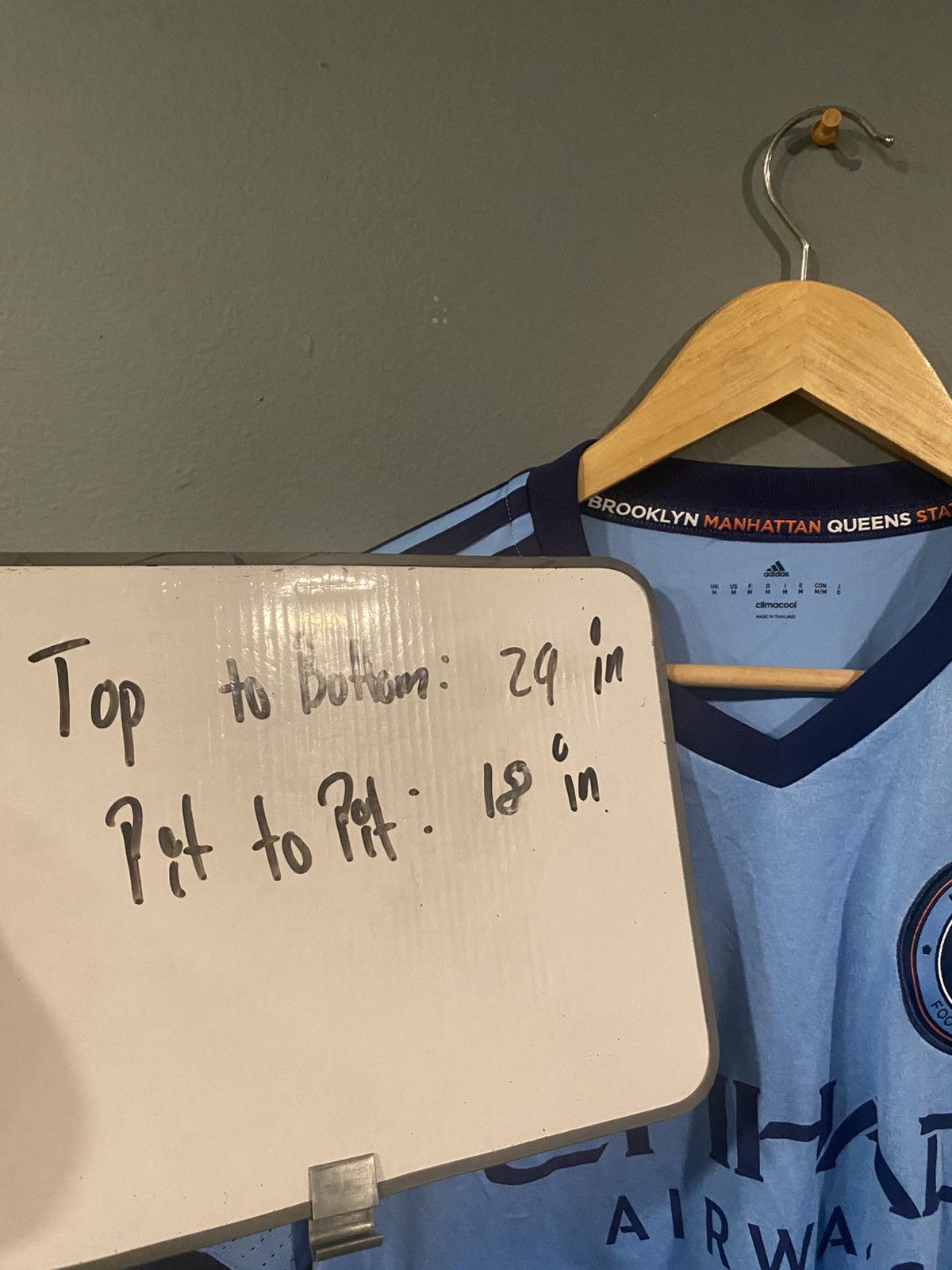 Adidas Adidas New York City FC MLS Jersey Size US M / EU 48-50 / 2 - 4 Thumbnail