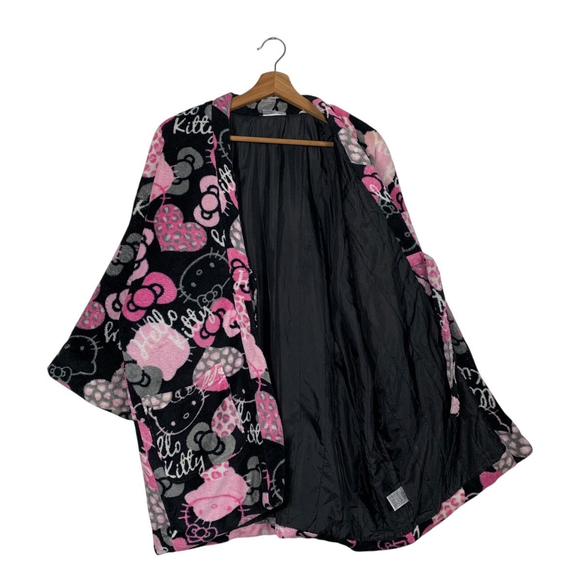 Japanese Brand Hello Kitty Fleece Fullprint Kimono Size L / US 10 / IT 46 - 9 Thumbnail