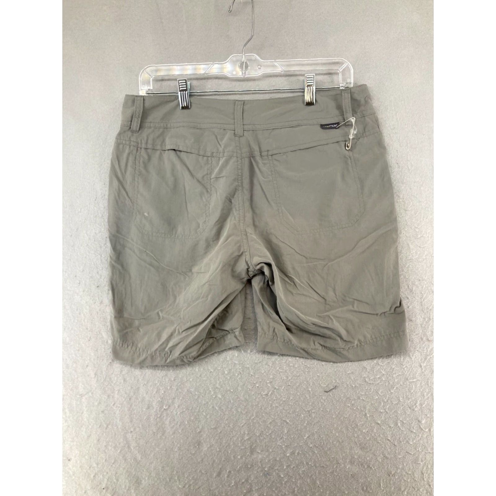 ExOfficio VINTAGE ExOfficio Womens Shorts 6 Khaki Outdoor Athletic Size 28" / US 6 / IT 42 - 7 Thumbnail