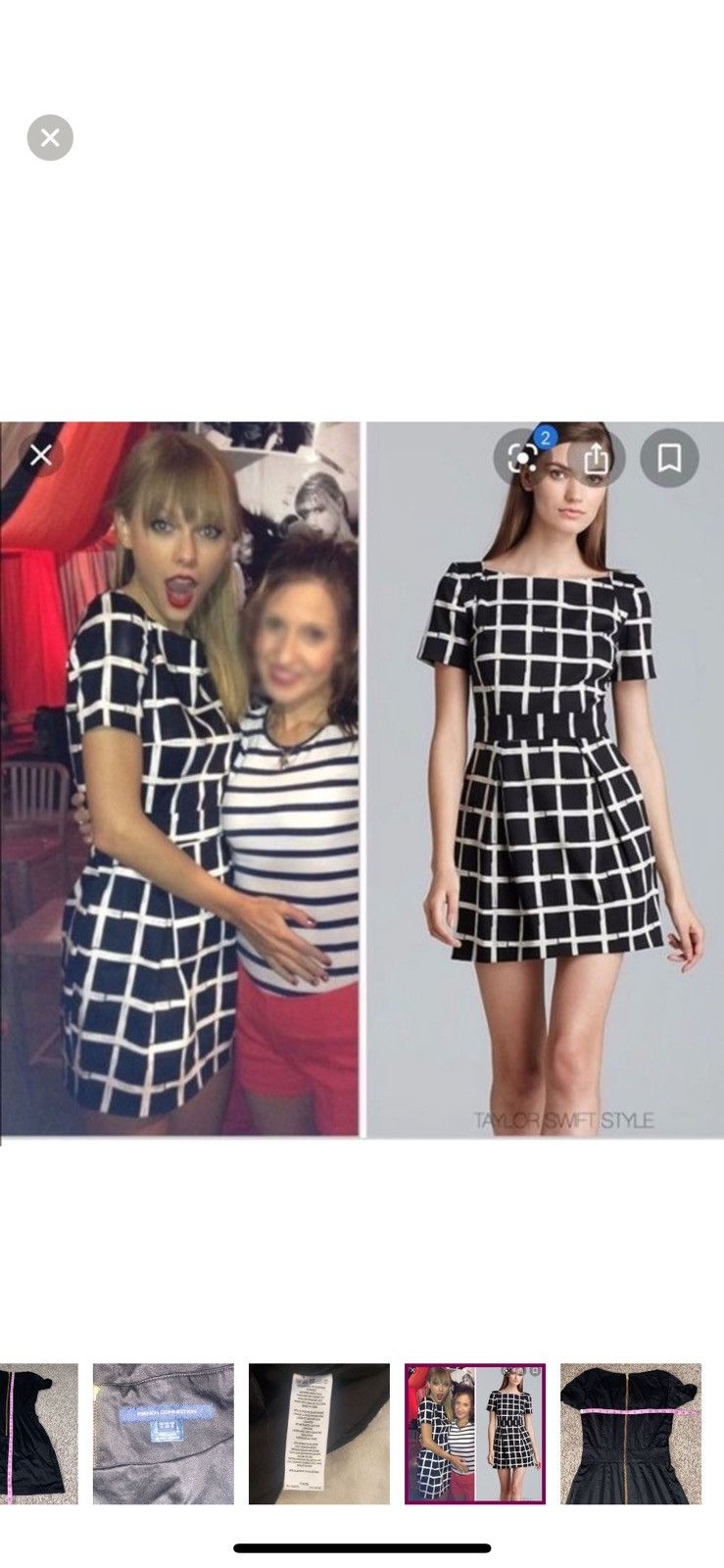 French Connection French connection black Ritchie dress size 0 Size XS / US 0-2 / IT 36-38 - 6 Thumbnail