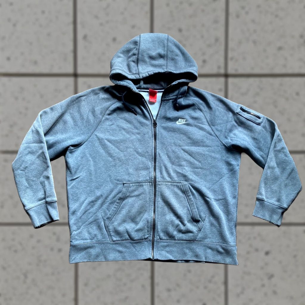 Nike Nike Tech Fleece AW77 Hoodie Sweatshirt Men 2XL Full Zip Gray Size US XXL / EU 58 / 5 - 1 Thumbnail