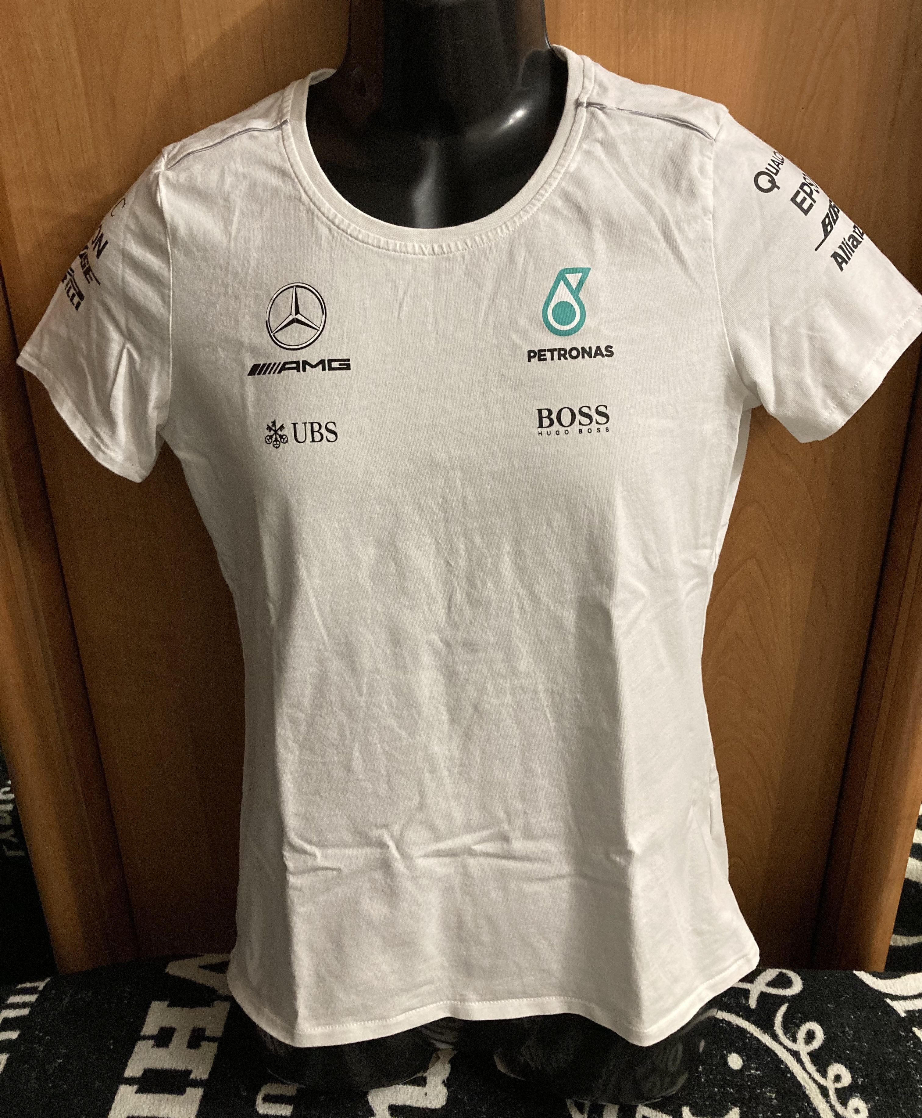 Mercedes-Benz Mercedes AMG F1 Team Hugo Boss Tee Lewis Hamilton Valtteri. Size M / US 6-8 / IT 42-44 - 14 Thumbnail