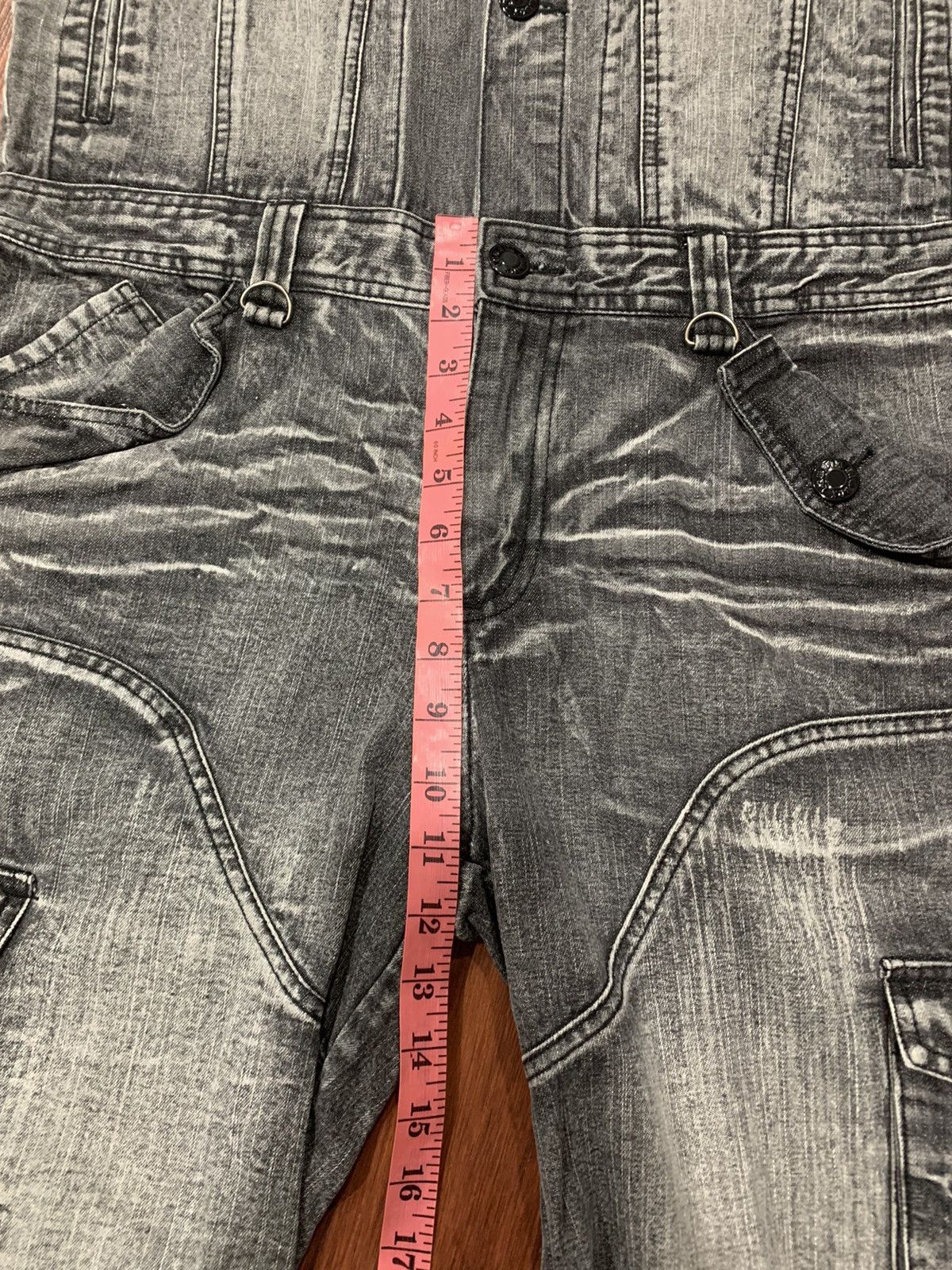 Multipocket Lowbox Overall Denim