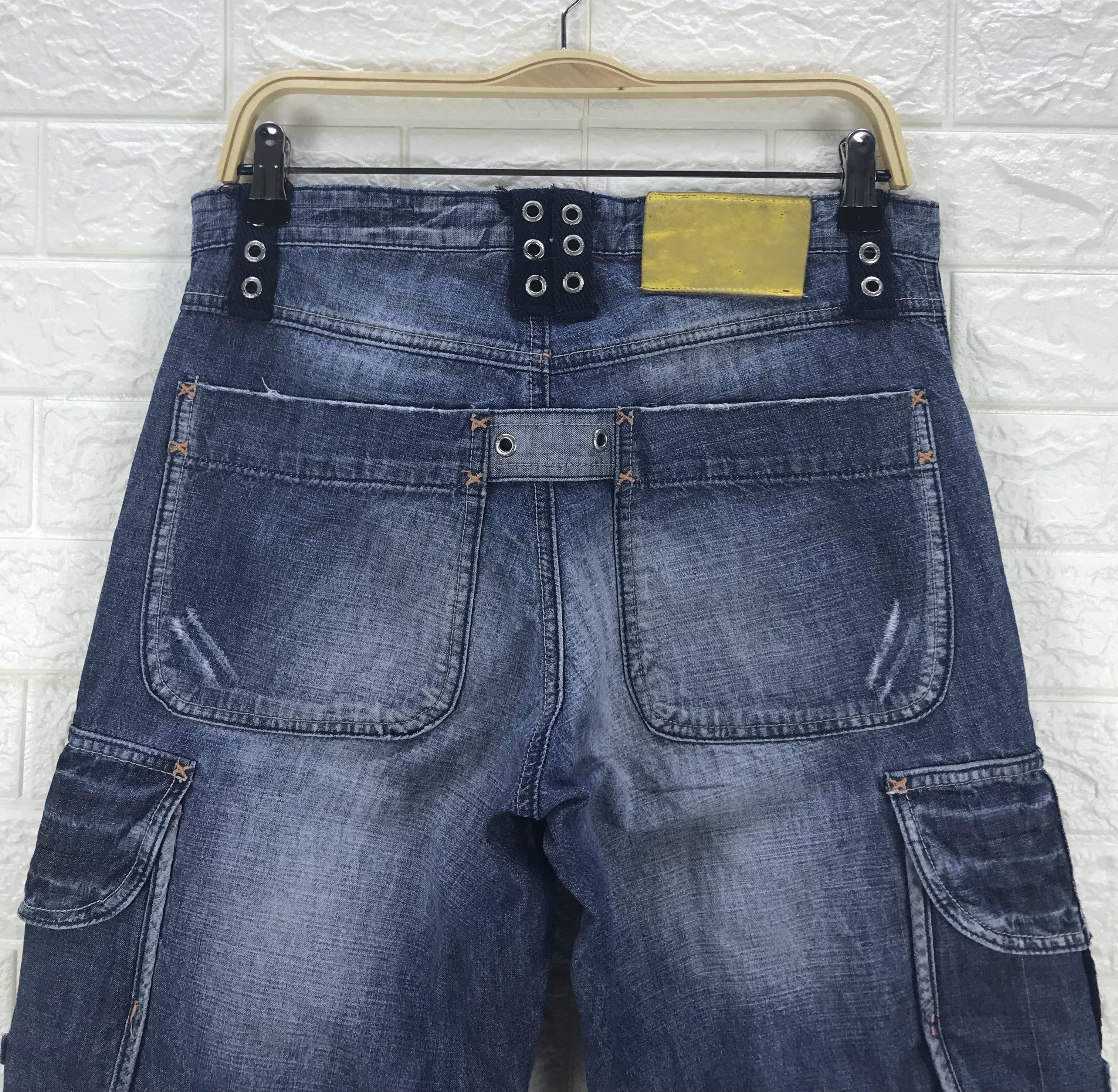 Japanese Brand Vintage Japanese Alcott Multi Pocket Cargo Baggy Jeans Size US 32 / EU 48 - 6 Thumbnail
