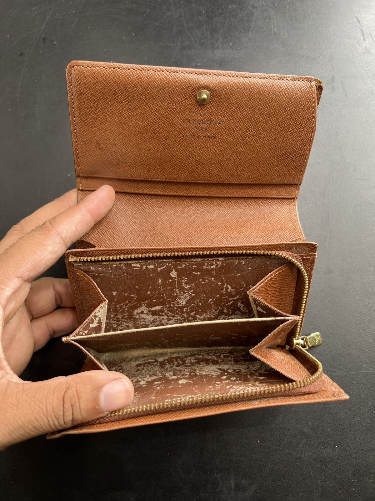 Louis Vuitton × Vintage Louis Vuitton Monogram Long Button Wallet Size ONE SIZE - 6 Thumbnail