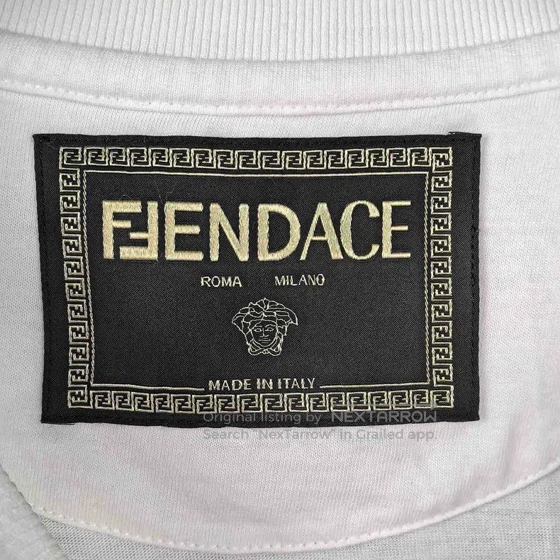 Fendi Fendi &Versace co-branded men's T-shirt Size US XXL / EU 58 / 5 - 4 Thumbnail