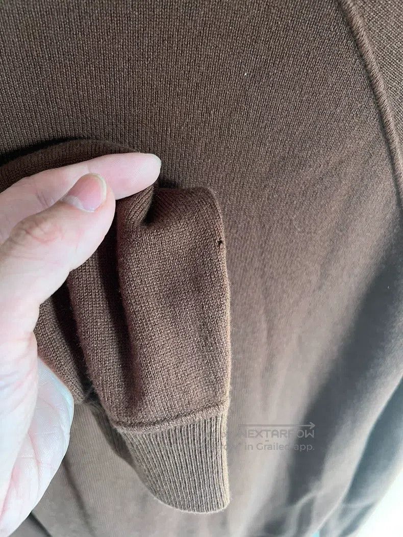 Loro Piana Loro Piana Brown Full Cashmere Sweatshirt Size US S / EU 44-46 / 1 - 5 Thumbnail