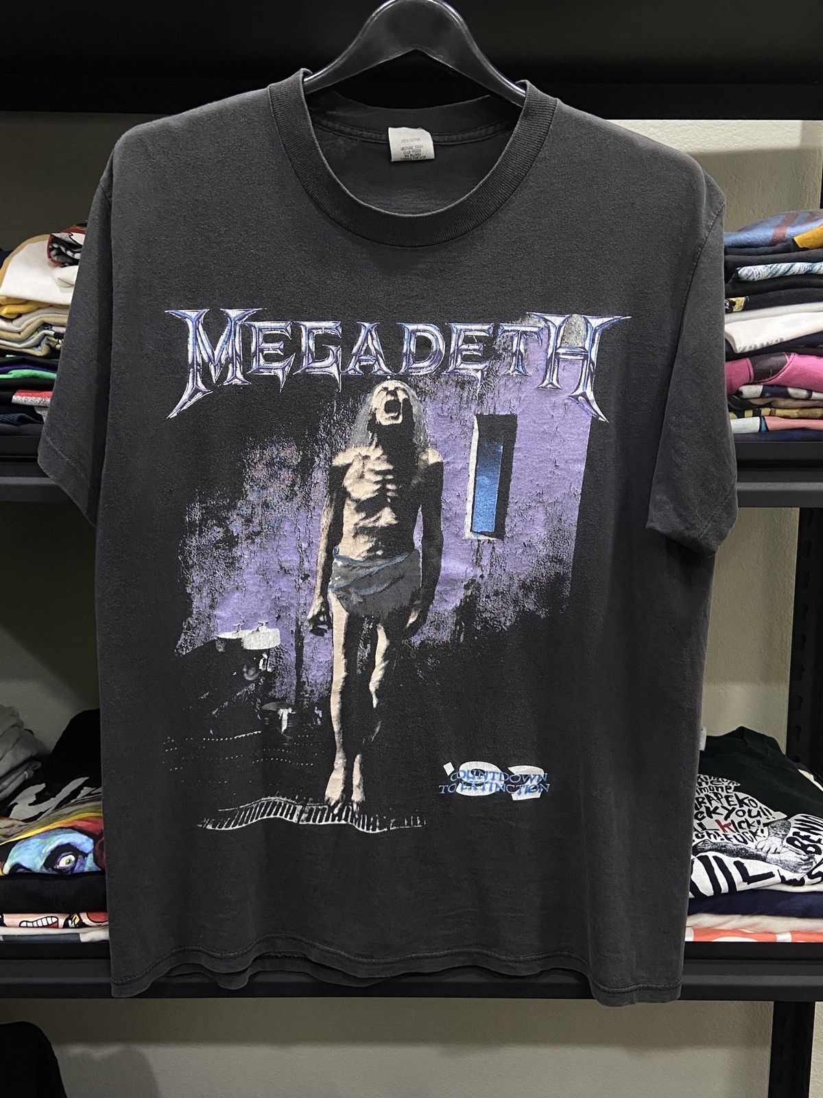 Vintage 90s MEGADETH Countdown to Extinction Tour TShirt