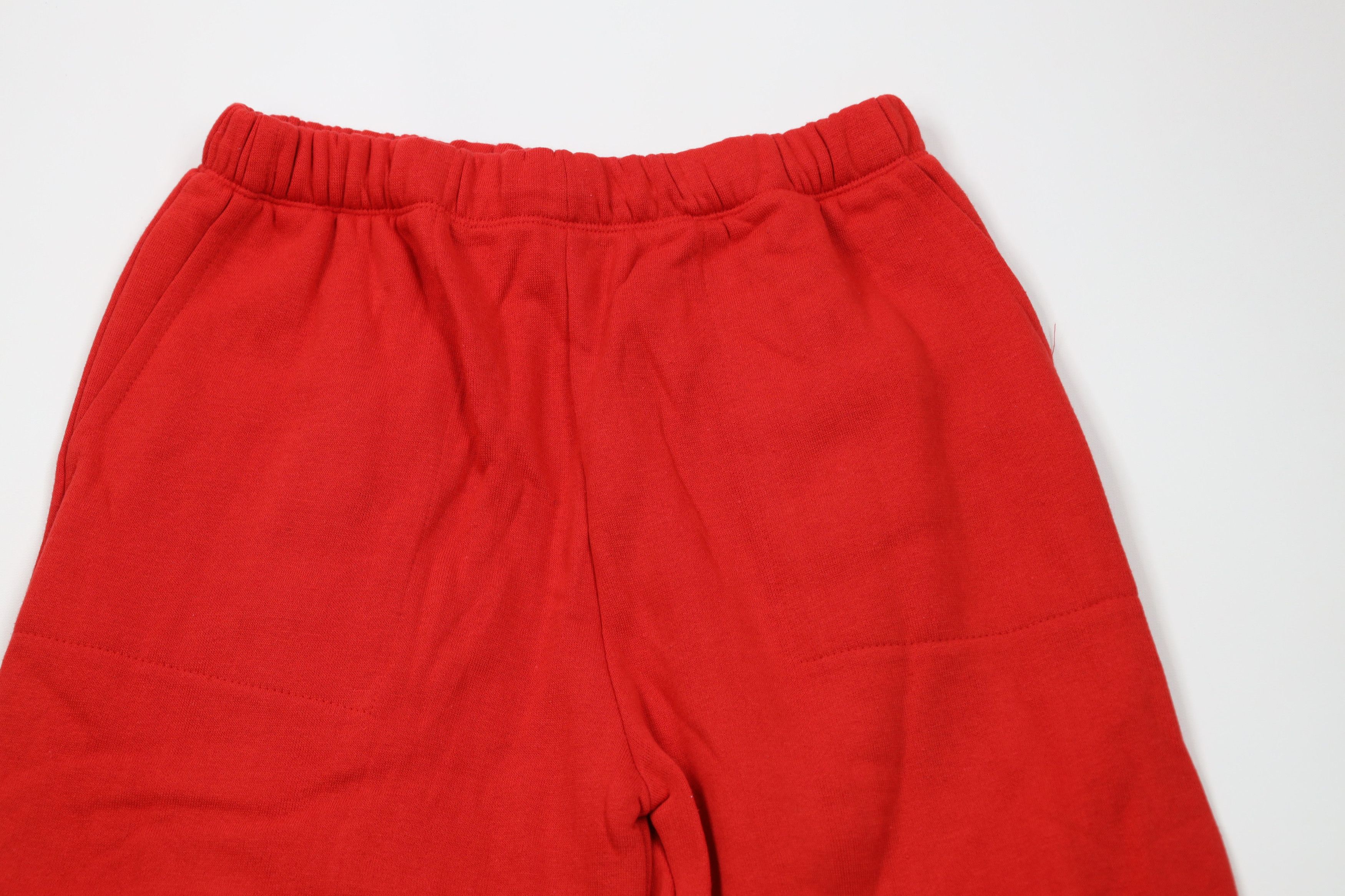Vintage Deadstock Vintage 90s Streetwear Sweatpants Joggers Red USA Size US 38 / EU 54 - 2 Thumbnail