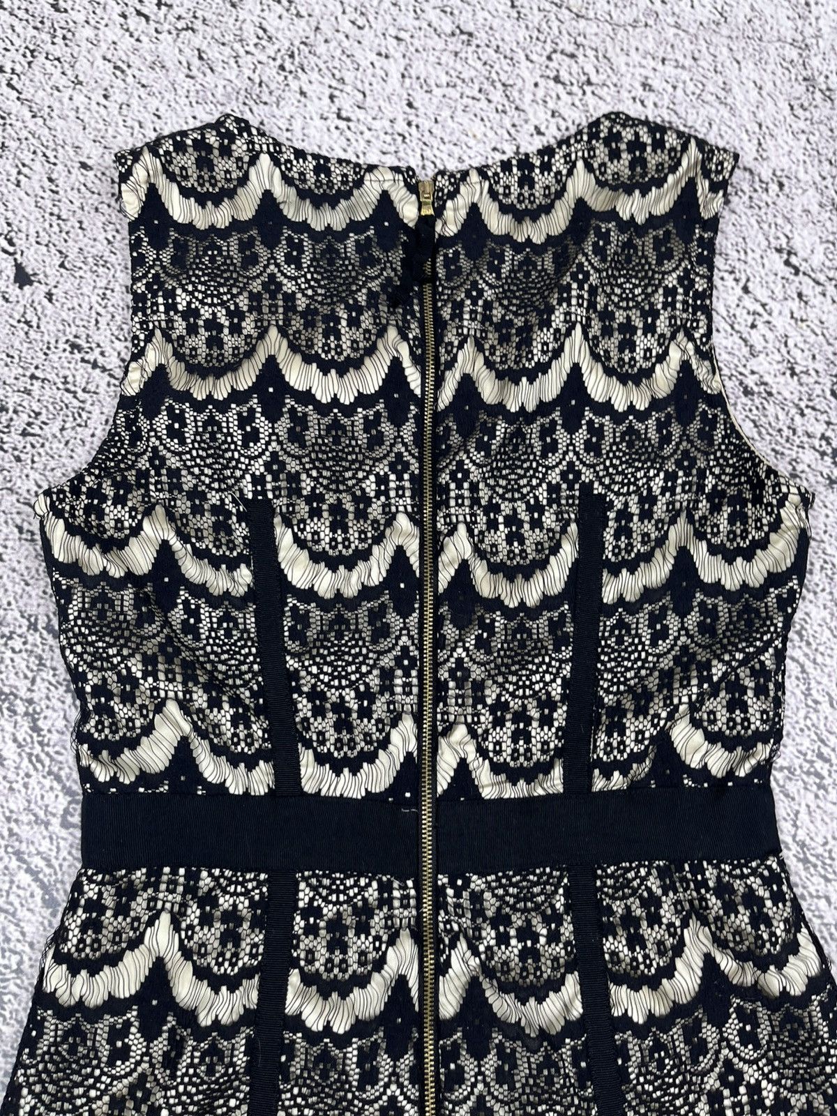 Dolce & Gabbana Vintage D&G Dolce & Gabbana Black Lace Sexy Mini Dress 2000s Size XS / US 0-2 / IT 36-38 - 10 Thumbnail