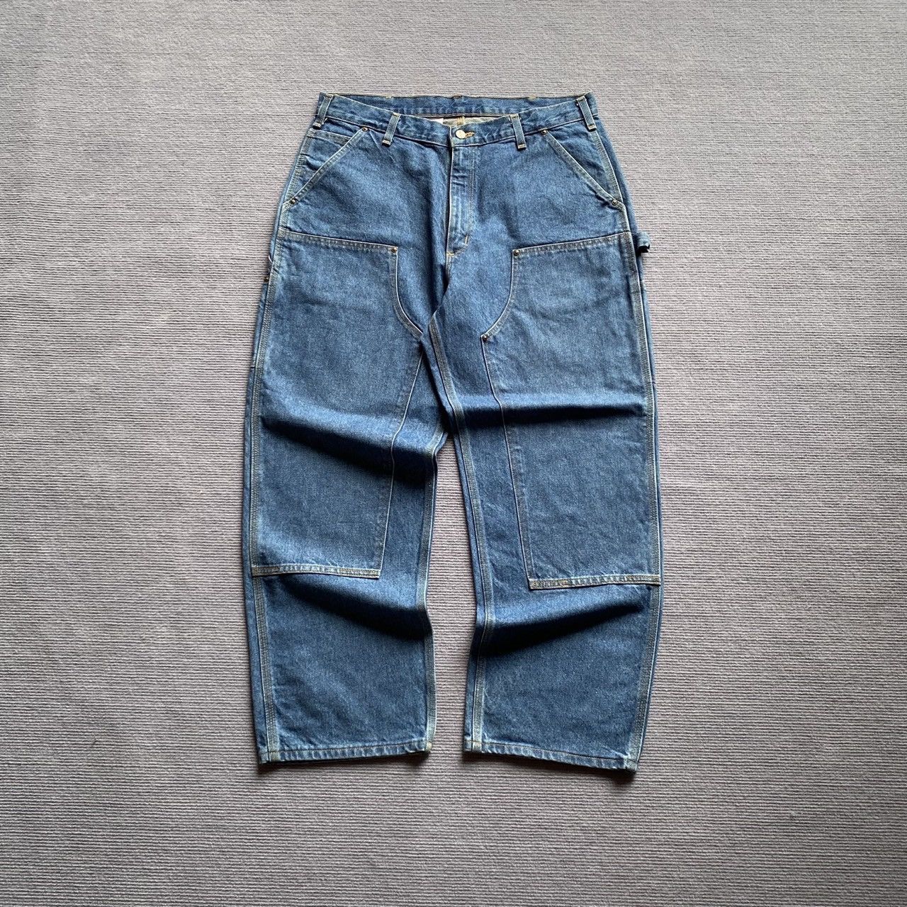 Carhartt × Vintage (36x30) Crazy Vintage Carhartt Double Knee B73-DST Size US 36 / EU 52 - 1 Thumbnail