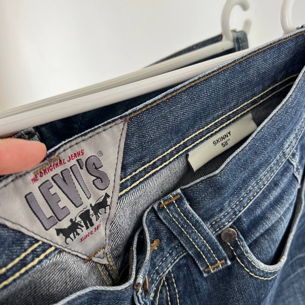 Levi's Vintage Y2k Levi’s Rare Denim Pants Jean Size US 33 - 7 Thumbnail