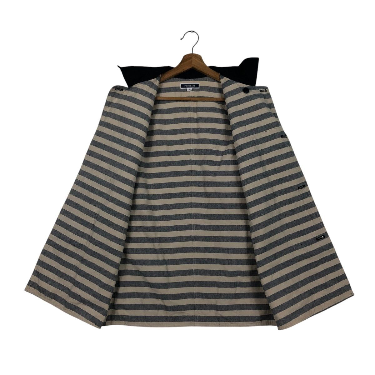 45rpm 🔥VINTAGE CHORE JACKET BLANKET STRIPED PORTLAND ISSEY MIYAKE Size US M / EU 48-50 / 2 - 15 Thumbnail