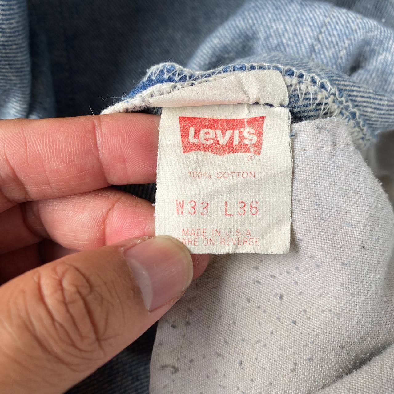 Levi's Vintage Clothing VINTAGE 1992 LEVIS 501xx BLUEWASH FADED BUTTON 520 W31X32.5" Size US 31 - 15 Thumbnail