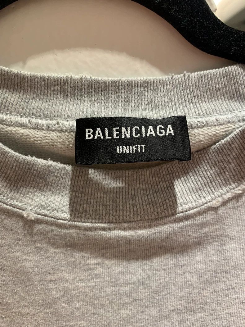 Balenciaga Balenciaga Heather Gray FBI Crewneck Sweatshirt New with T Size US M / EU 48-50 / 2 - 2 Thumbnail