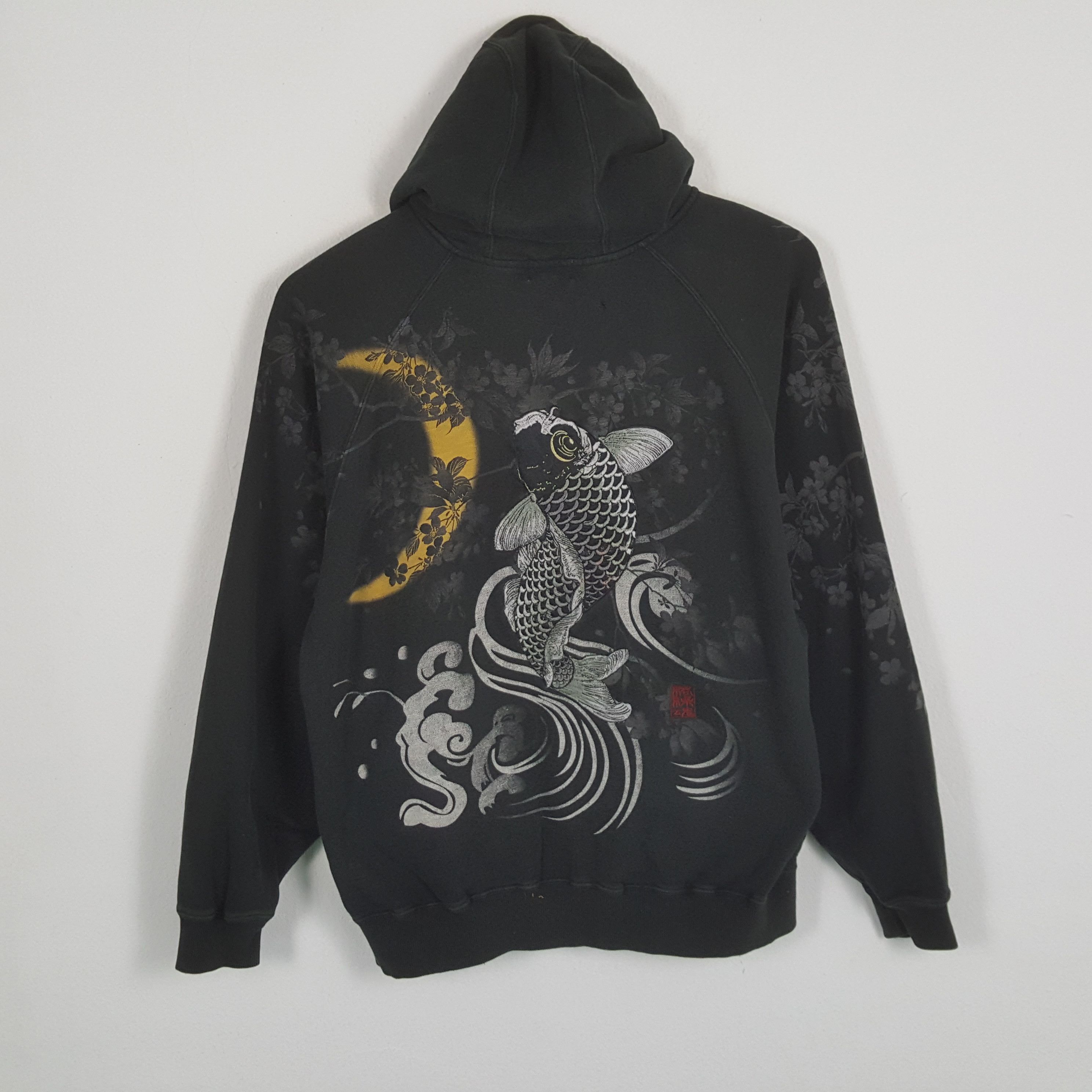 Japanese Brand × Vintage Vintage SUKAJAN KARAKURI TAMASHI Japanese Brand Hoodies Size US XXL / EU 58 / 5 - 1 Thumbnail