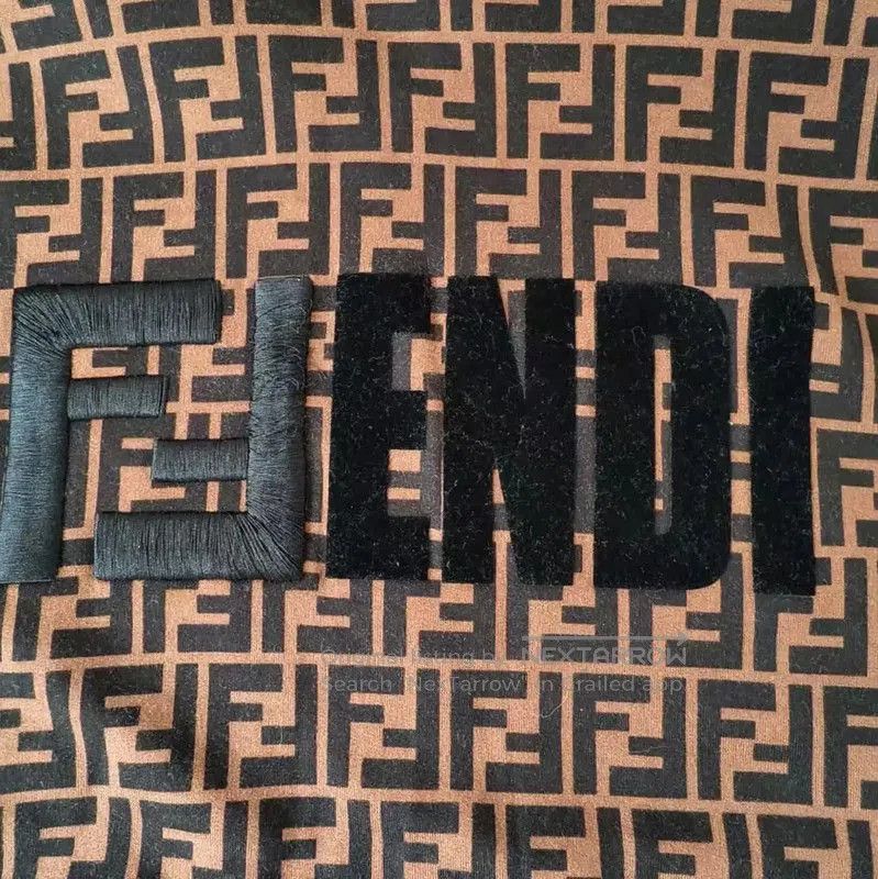 Fendi Fendi Brown Men's Hoodie with Logo . Size US S / EU 44-46 / 1 - 3 Thumbnail