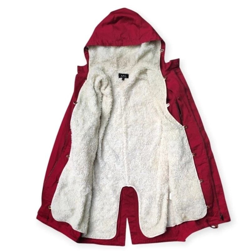 A.P.C. APC Hooded Cotton Parka Jacket With Inner Size US XS / EU 42 / 0 - 5 Thumbnail