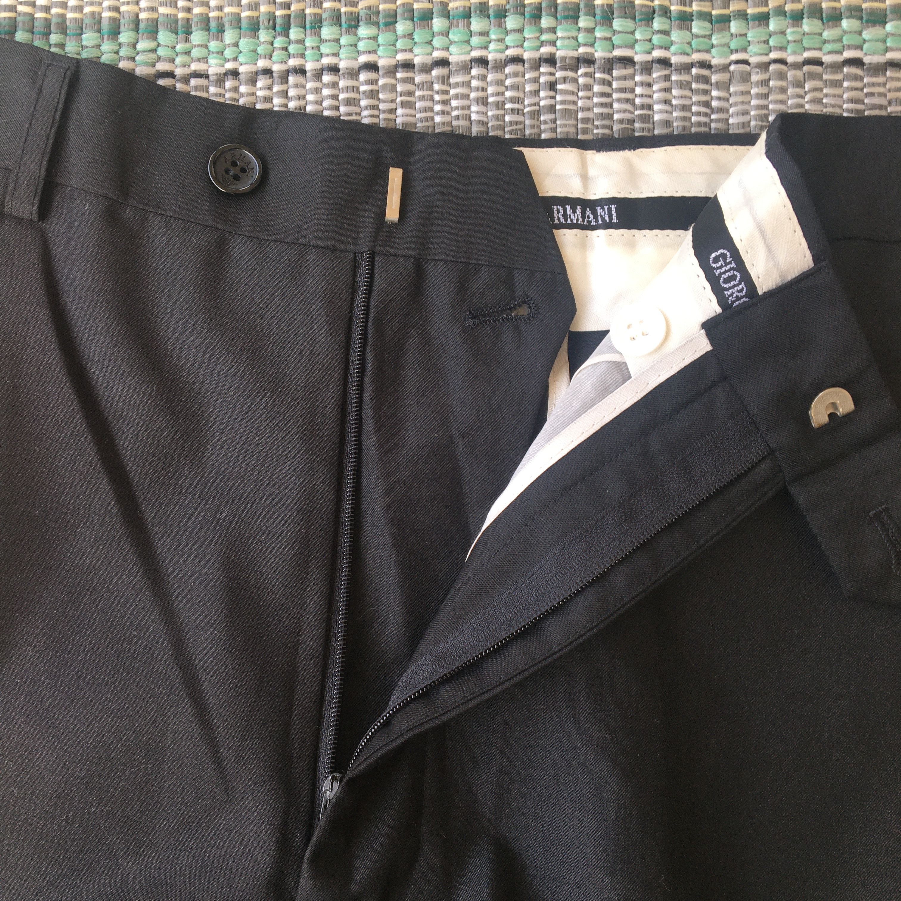 Armani Collezioni Armani lecollezioni formal wool trouser Size US 34 / EU 50 - 3 Thumbnail