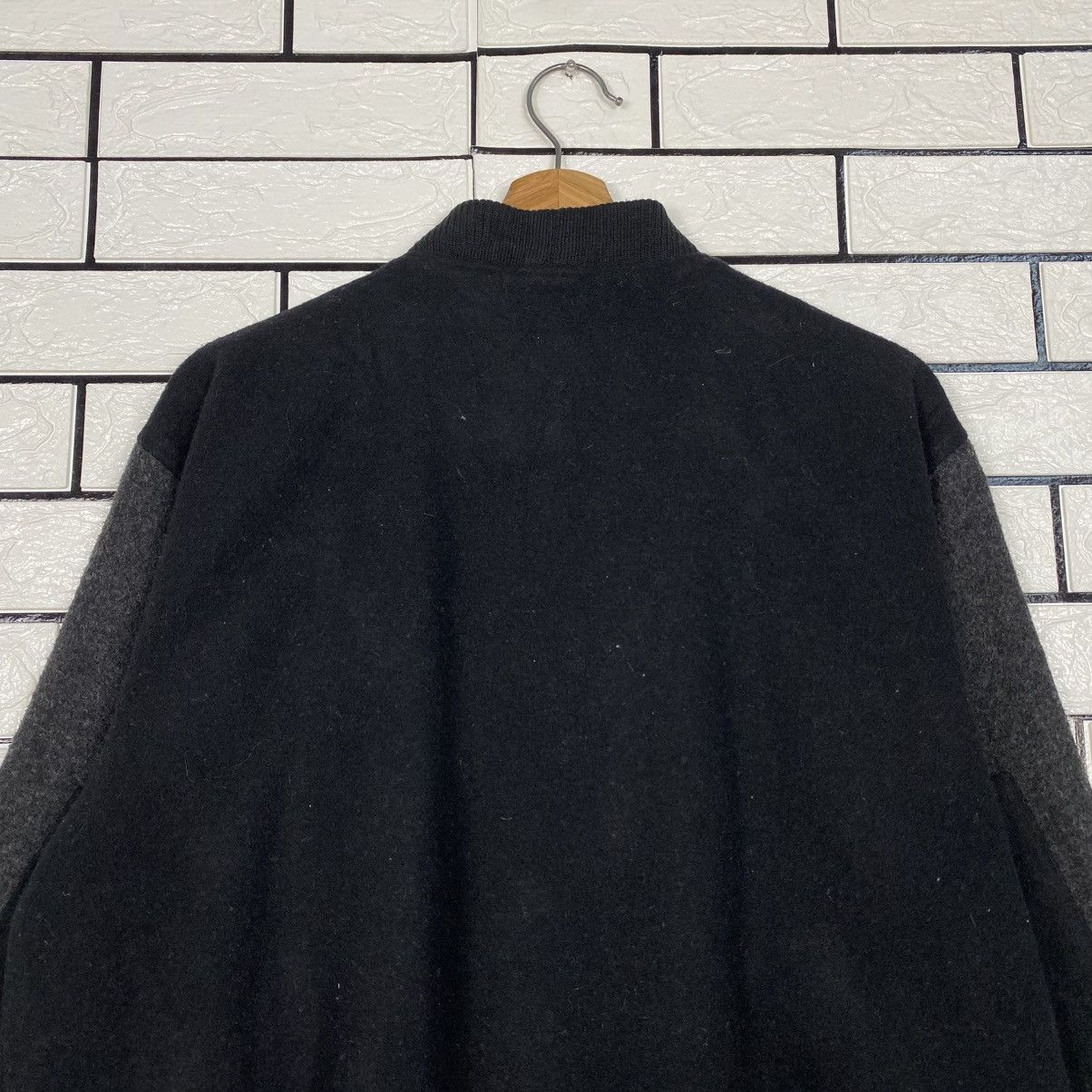 Japanese Brand 📌Wagen Co Ltd Wool Bomber Jacket Issey Miyake Size US L / EU 52-54 / 3 - 10 Thumbnail