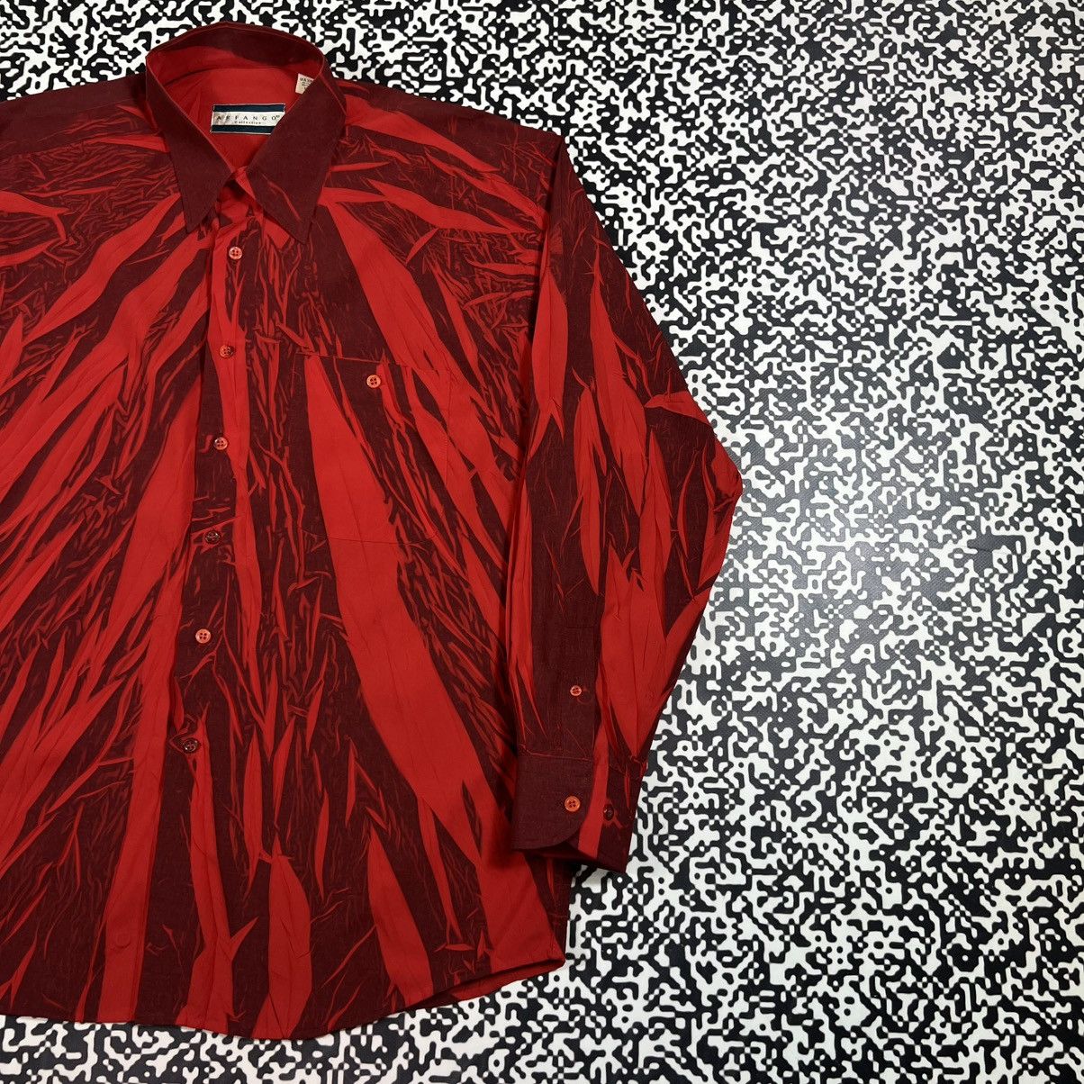 Japanese Brand Vintage Y2K Japanese Abstract Issey Miyake Style Retro Shirt Size US L / EU 52-54 / 3 - 3 Thumbnail
