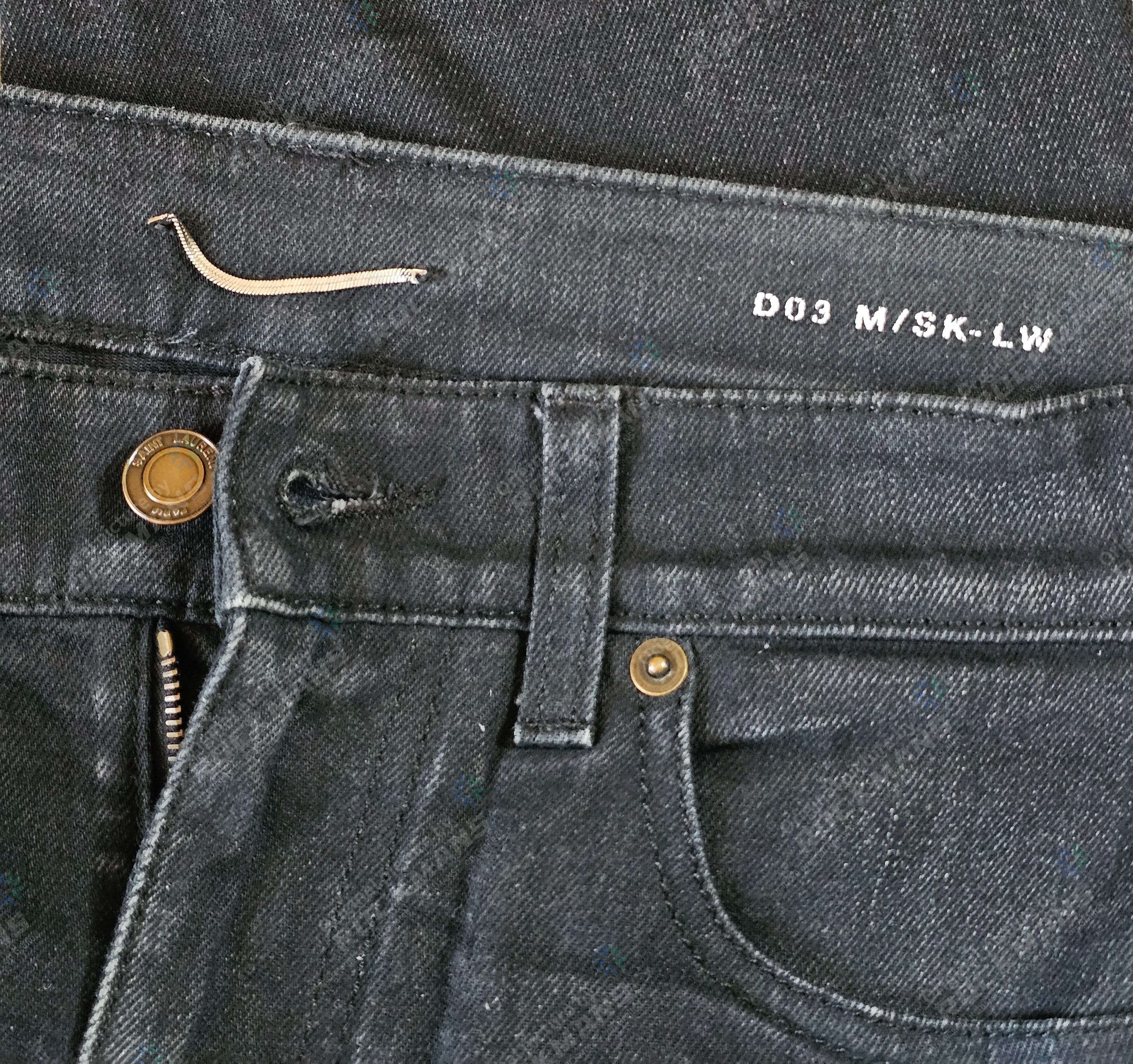 Saint Laurent Paris Saint Laurent Paris Men's D03 Jeans Size 31 Size US 31 - 5 Thumbnail