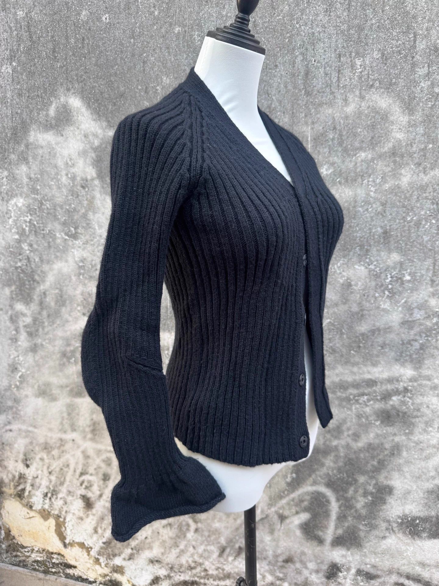 Yohji Yamamoto Yohji Yamamoto 00AW Wool Knit Jacket 2 Size M / US 6-8 / IT 42-44 - 2 Thumbnail