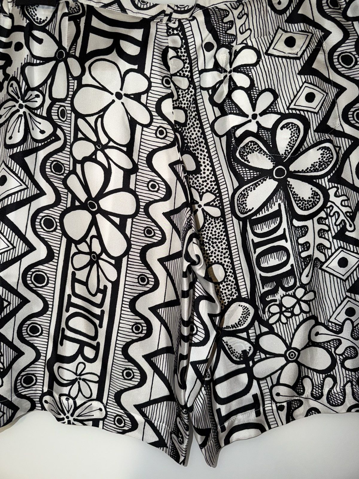 Dior × Stussy Dior Silk Shorts Size US 38 / EU 54 - 7 Thumbnail