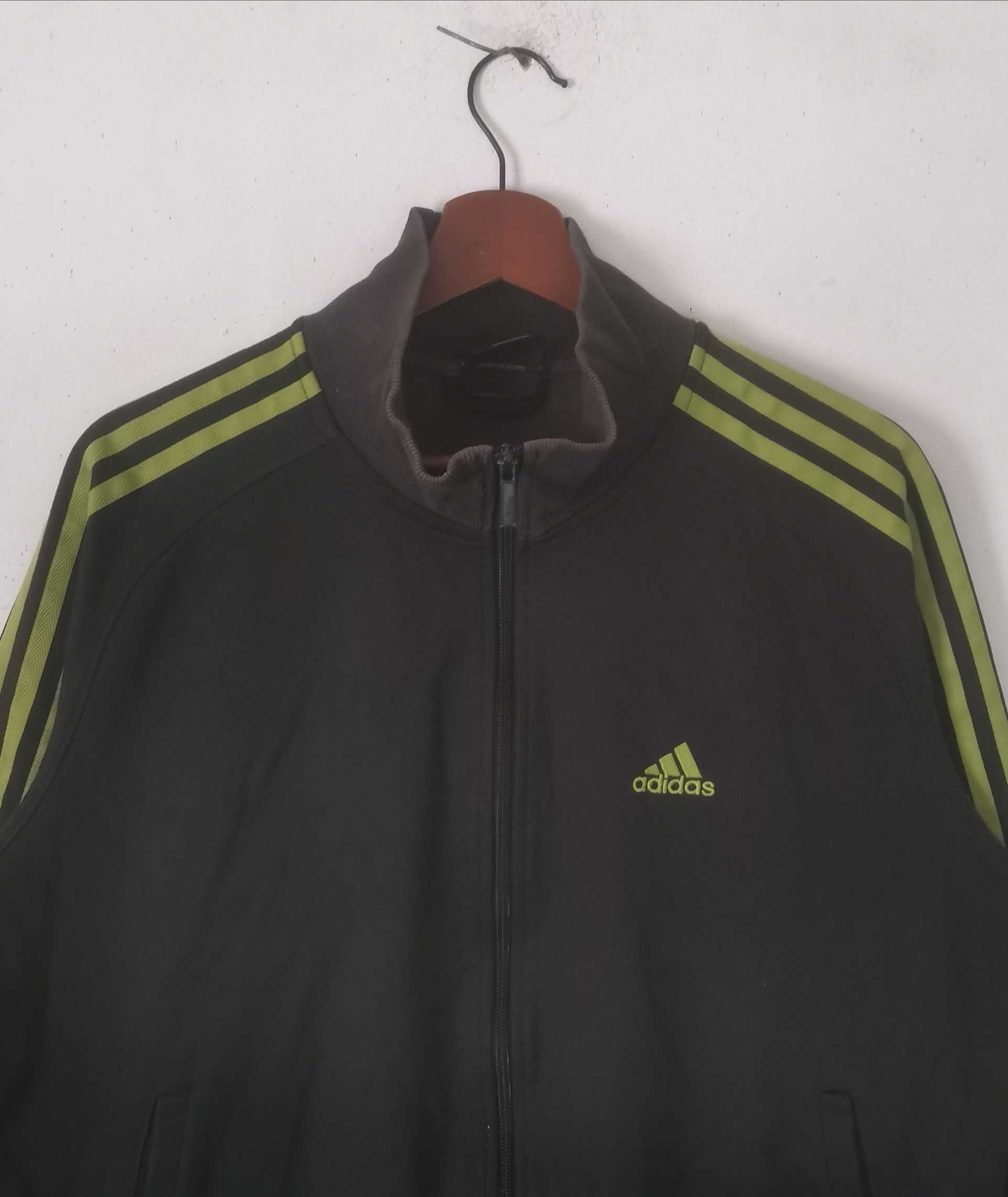 Adidas × Vintage Rare Adidas trektop jacket black colour Size US L / EU 52-54 / 3 - 2 Thumbnail