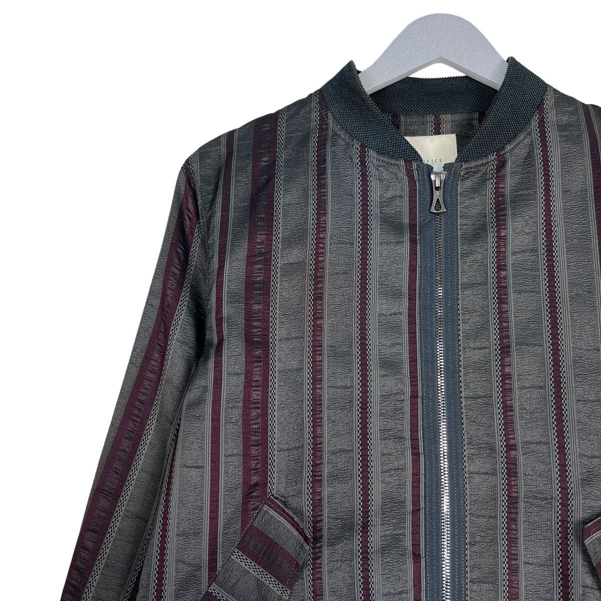 Edifice Japan 🔥 EDIFICE DEPUIS JAPAN STRIPE BLOUSON JACKET Size US S / EU 44-46 / 1 - 7 Thumbnail