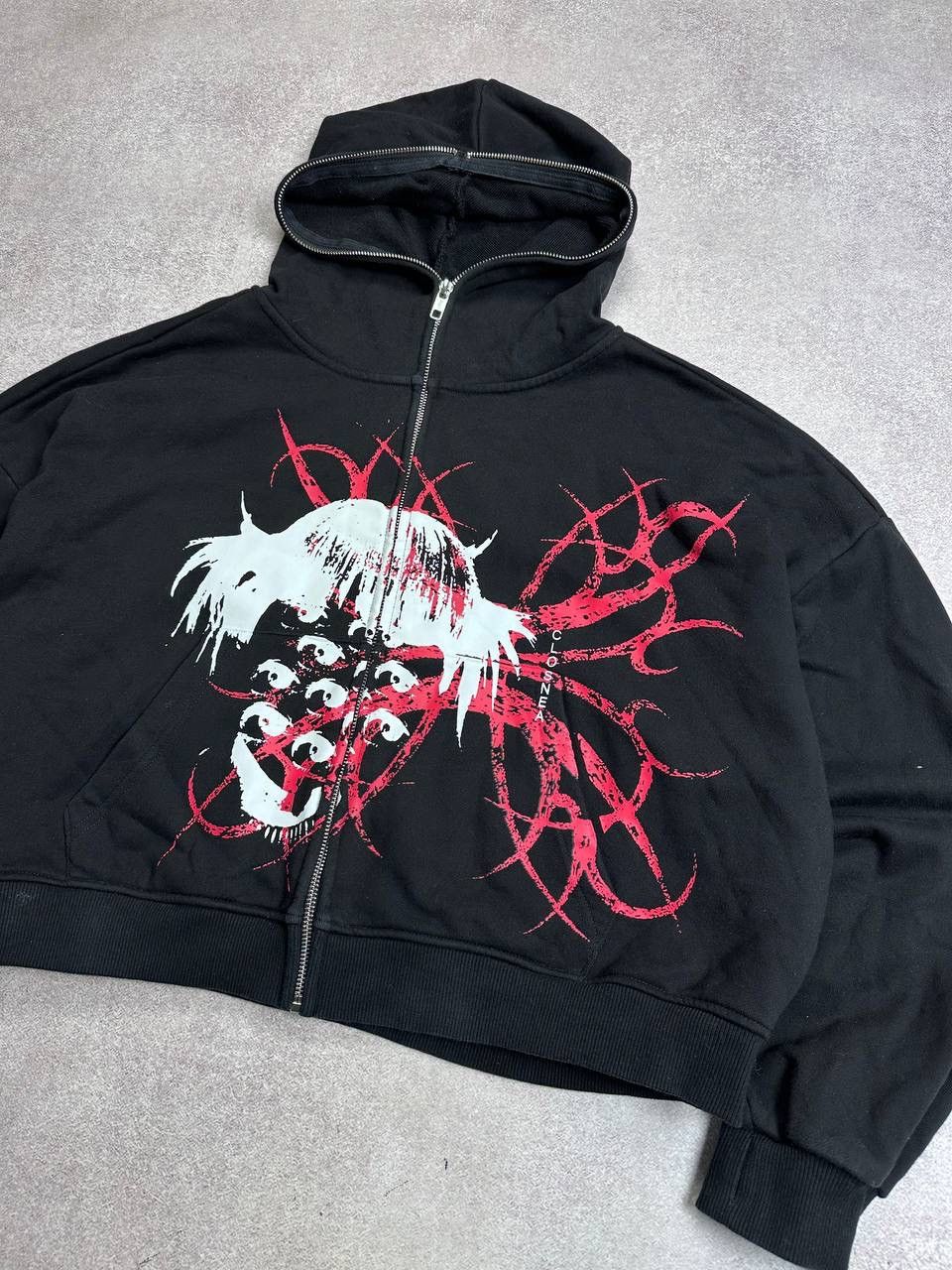 Other Vintage Y2K Closnea Rave Full Zip Hoodie Rare Affliction Size US M / EU 48-50 / 2 - 2 Thumbnail