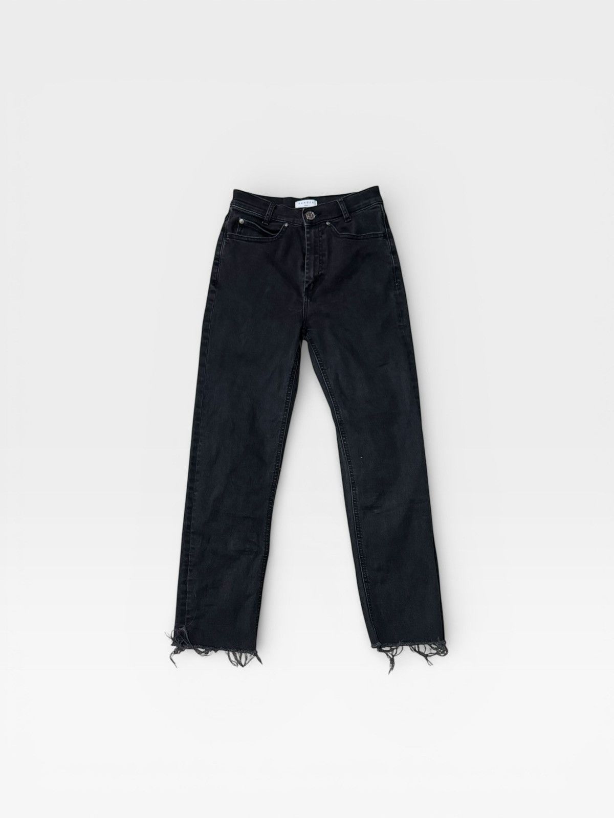 Sandro Sandro Paris Black Denim Jeans Size 25" / US 0 / IT 36 - 1 Thumbnail