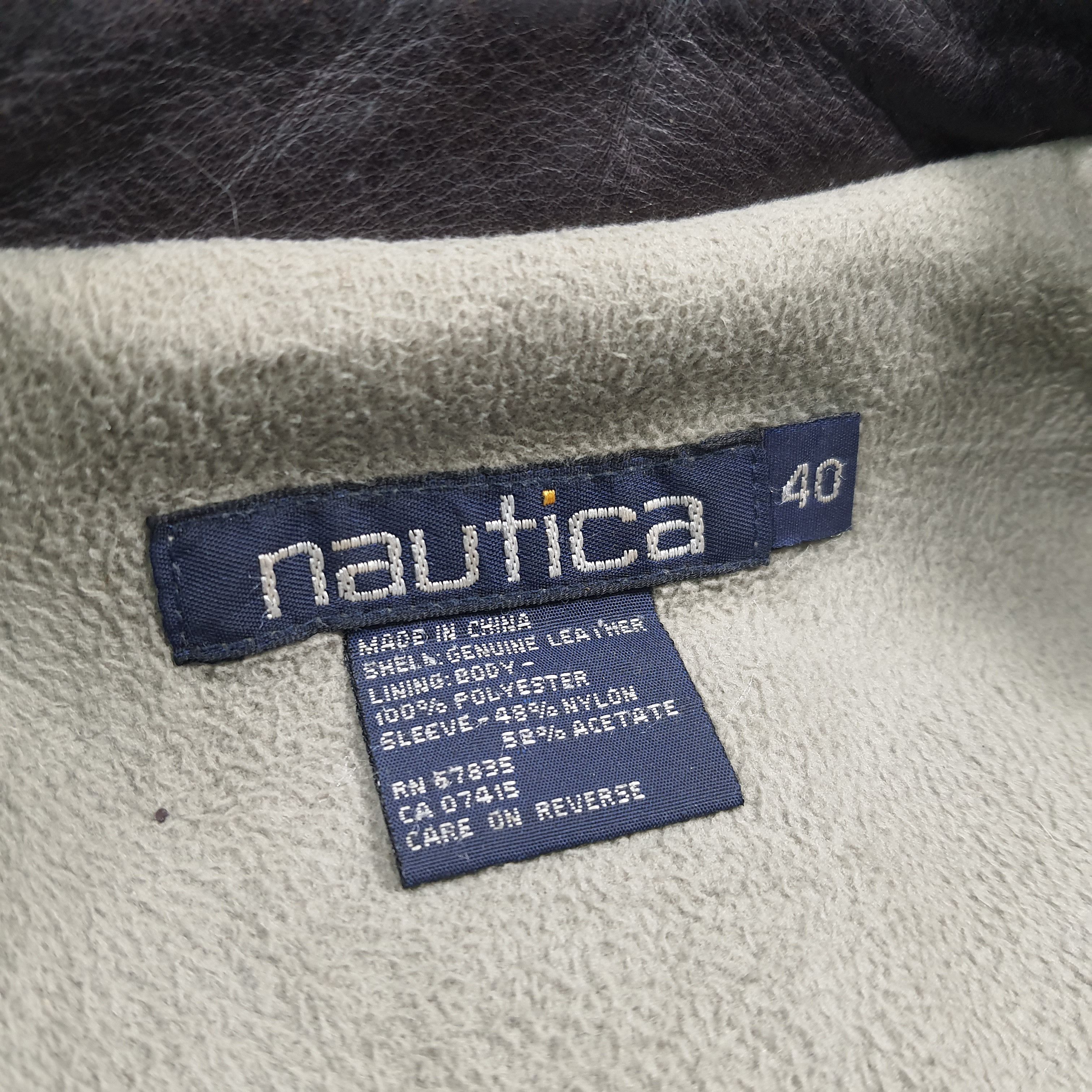 Nautica Nautica Vintage Custom Skeleton Bone Leather Jacket C290N28 Size US M / EU 48-50 / 2 - 6 Thumbnail