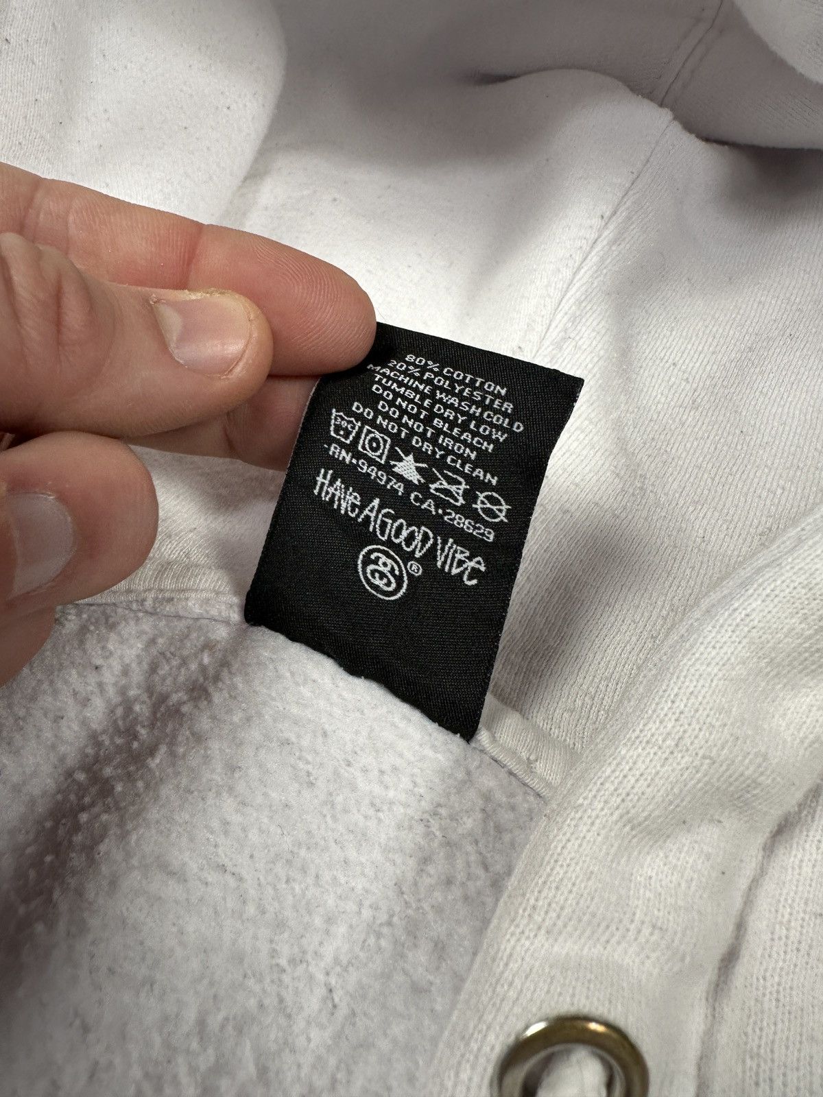 Stussy Vintage Stussy Zip Hoodie Back Logo Streetwear Rare Casual S Size US S / EU 44-46 / 1 - 5 Thumbnail