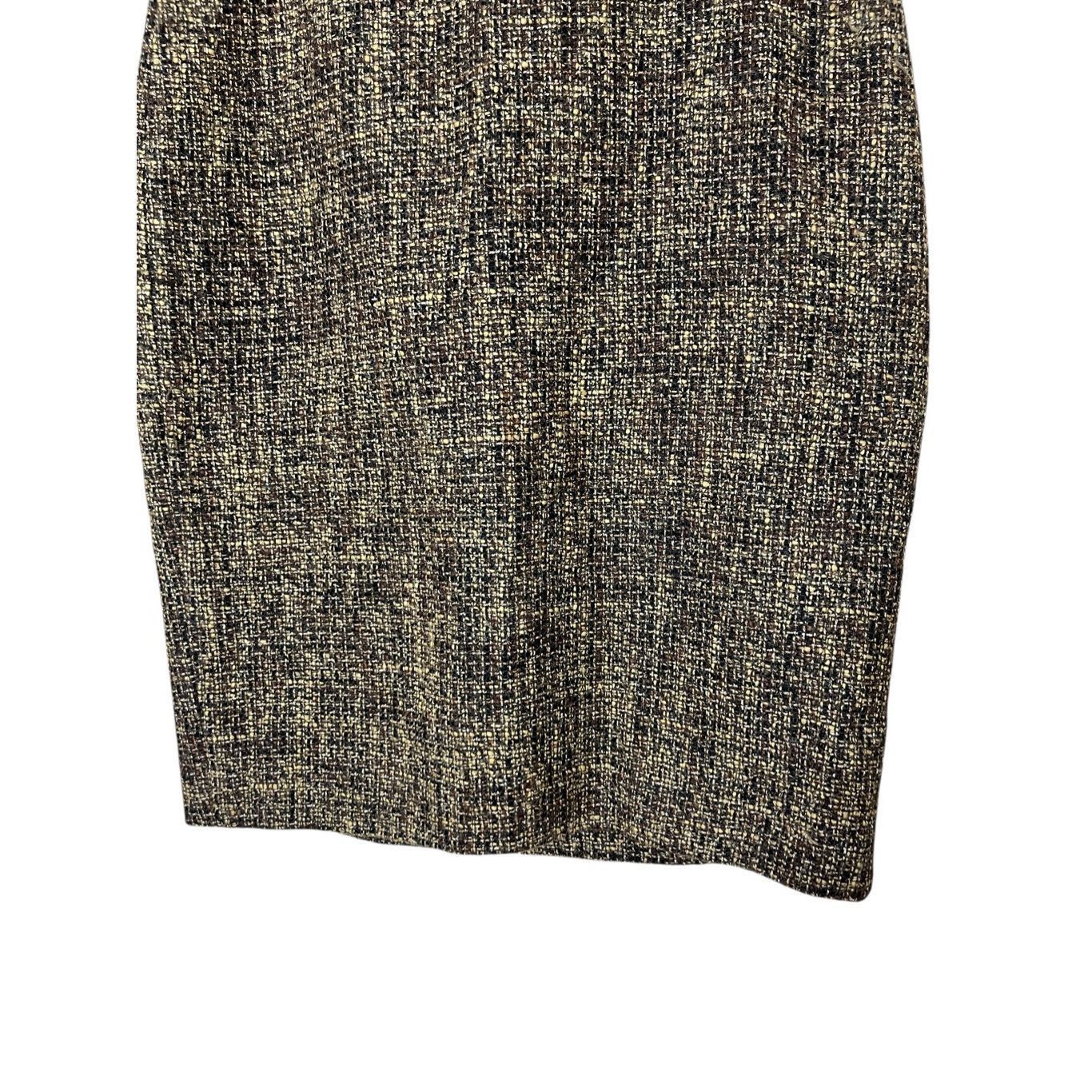 Other Ellen Tracy Brown Wool Blend Skirt Size 4 Size 27" / US 4 / IT 40 - 3 Thumbnail