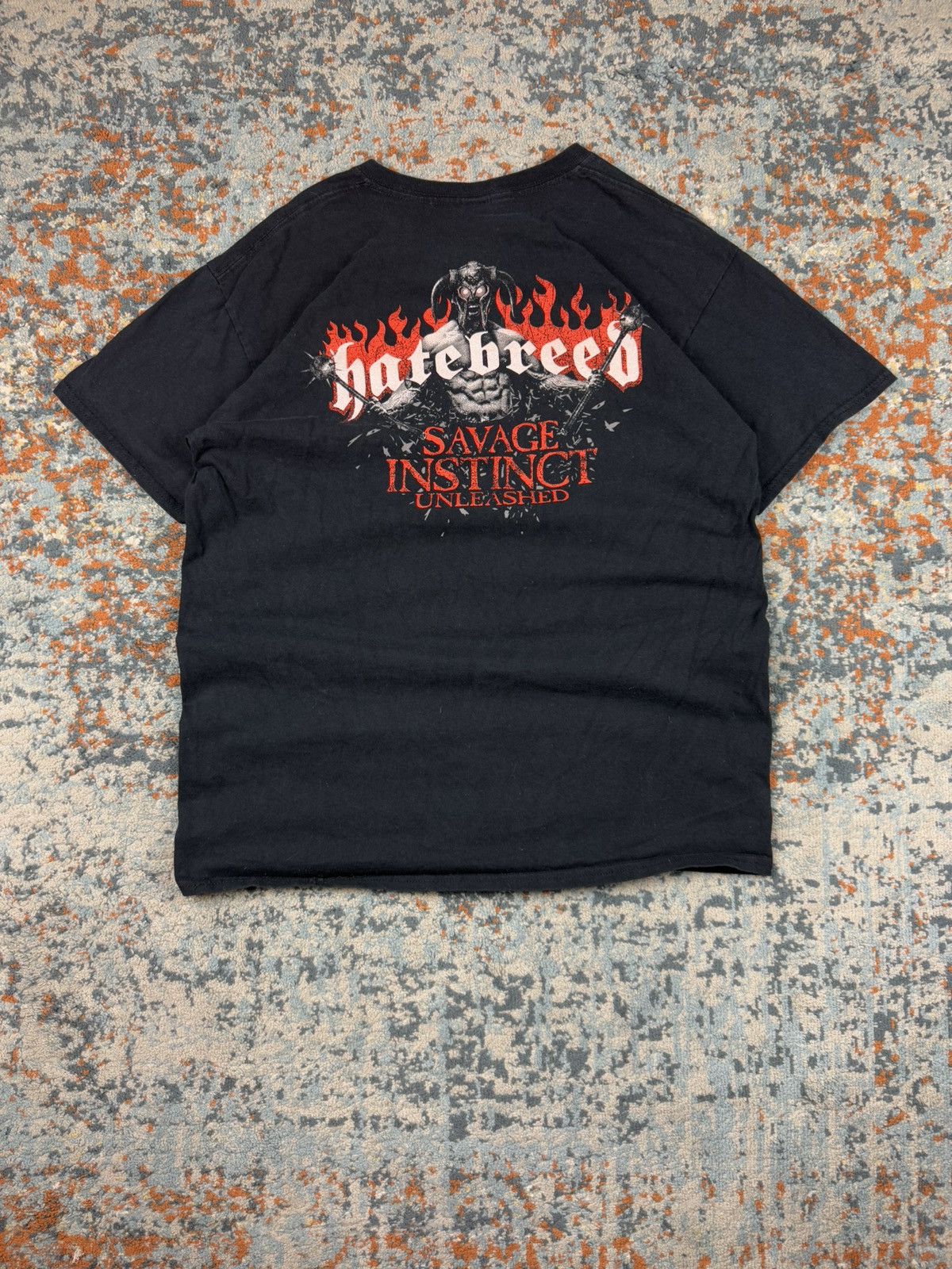 Band Tees × Vintage Vintage 00s Hatebreed savage instinct unleashed graphic tee Size US L / EU 52-54 / 3 - 2 Thumbnail
