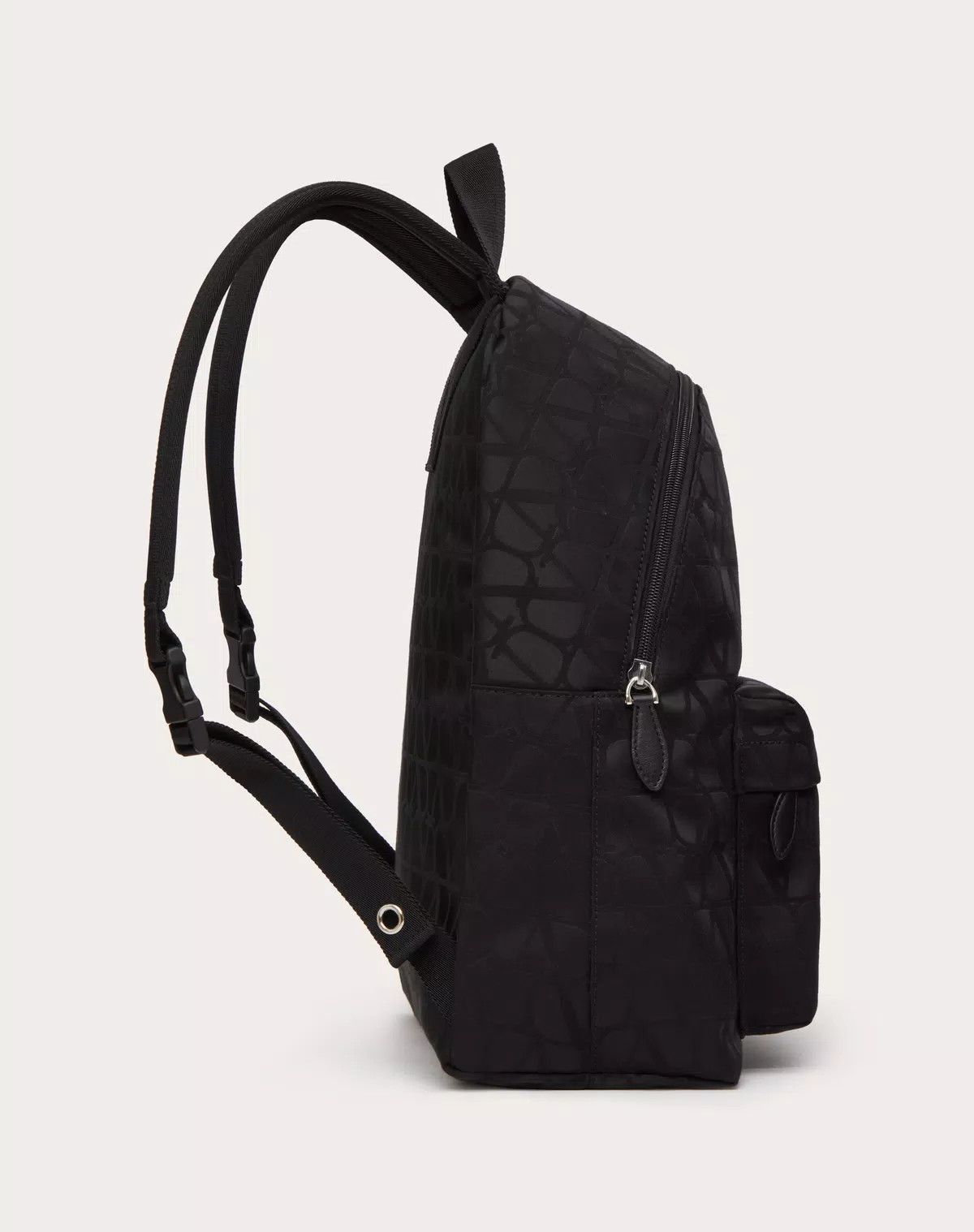 Valentino oc11z0725 Size: OS/ Toile Iconographe Backpack in Black Size ONE SIZE - 4 Thumbnail