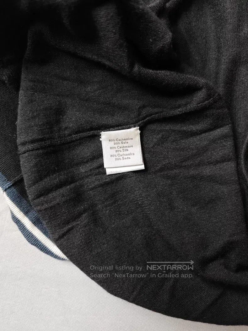 Hermes Hermes Cashmere knit sweater zipper jacket, black, 80% cas Size US L / EU 52-54 / 3 - 4 Thumbnail