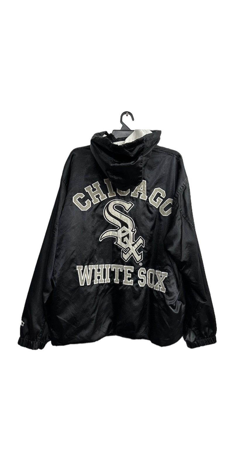 90’s White Sox Distress Jacket