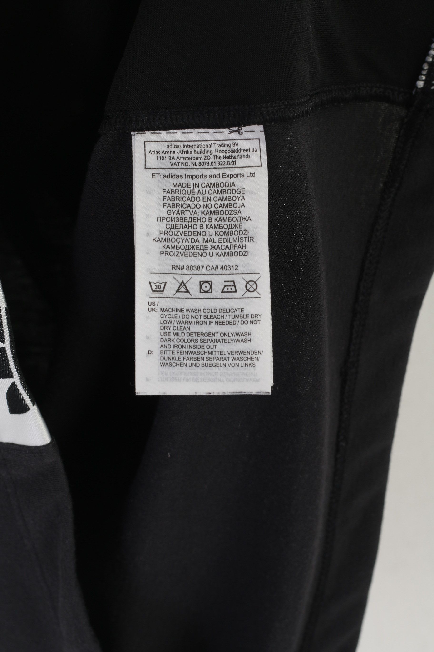 Adidas Adidas Men XL Shirt Black Shiny Inserts 5590 Size US XL / EU 56 / 4 - 3 Thumbnail