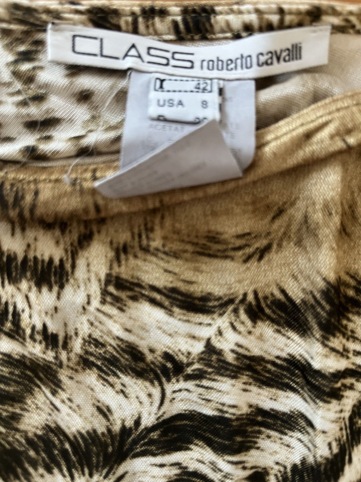 Cavalli Class Roberto Cavalli Printed safari blouse & Diagonal Skirt Size M / US 6-8 / IT 42-44 - 8 Thumbnail