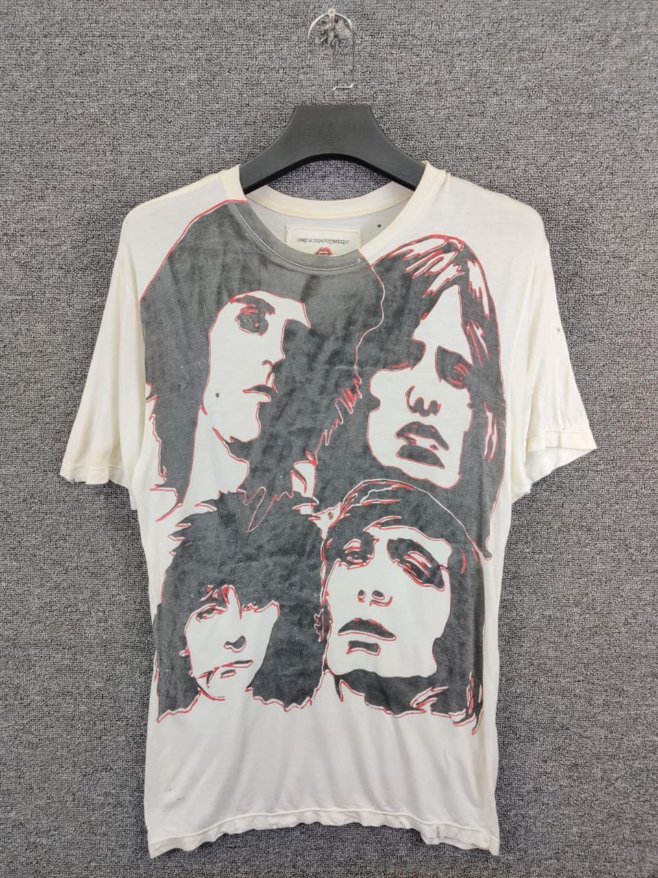 Vintage Thrashed The Rolling Stone Distressed Tee Tshirt