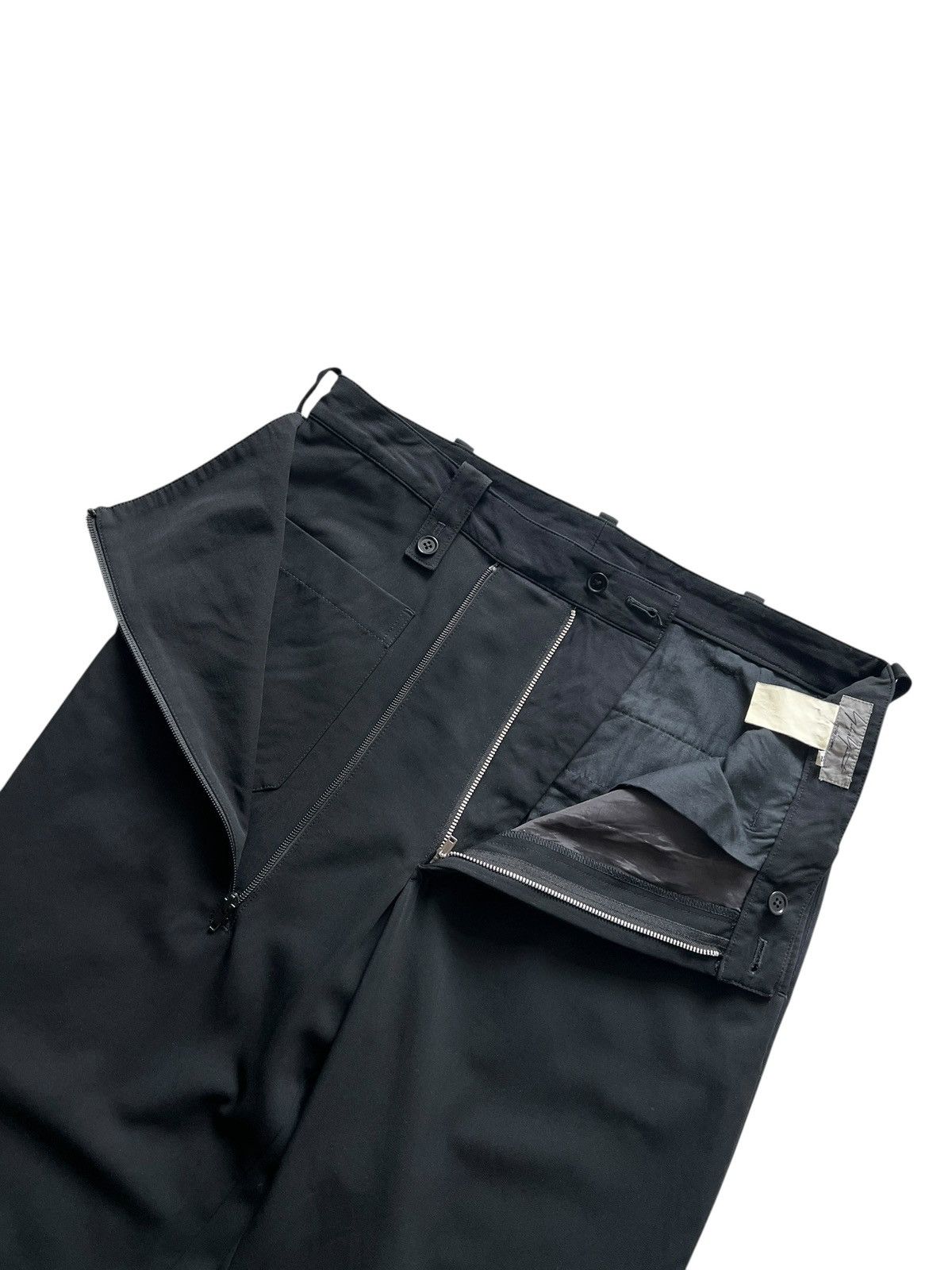 Yohji Yamamoto 1990s Yohji Yamamoto Pour Homme Hidden Pocket Wool Pants Size US 36 / EU 52 - 6 Thumbnail