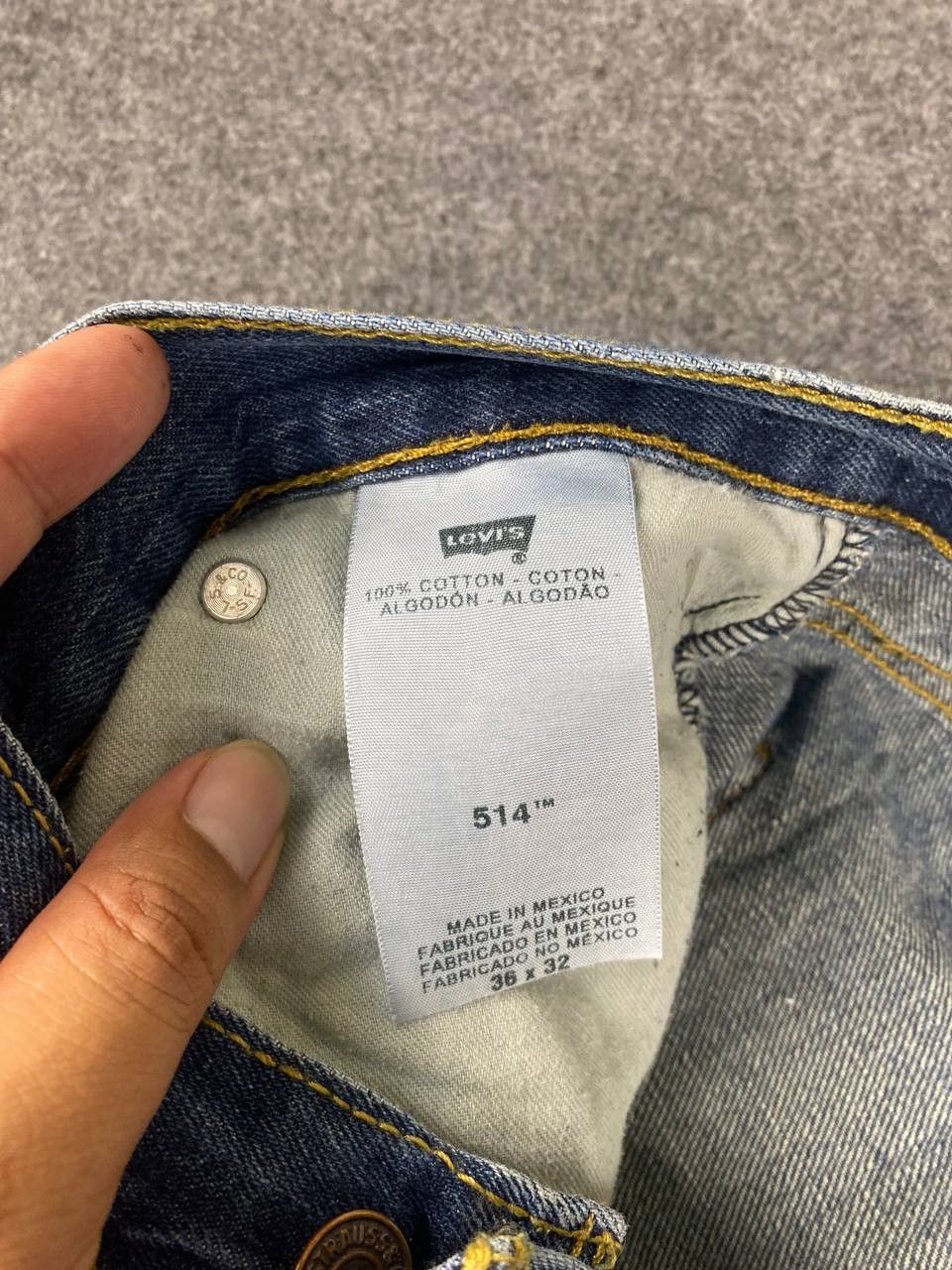 Levi's vintage levis 514 straight fit distressed denim Size US 39 - 14 Thumbnail