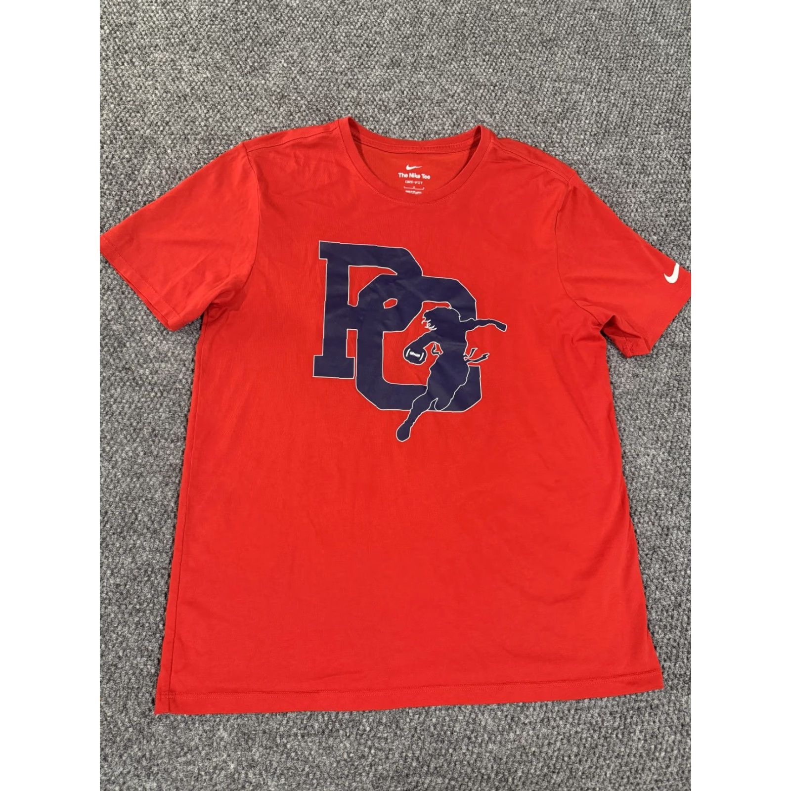 Nike Nike Shirt Mens L Red Football Player Graphic Tee Dri-FIT Athletic Size US L / EU 52-54 / 3 - 2 Thumbnail